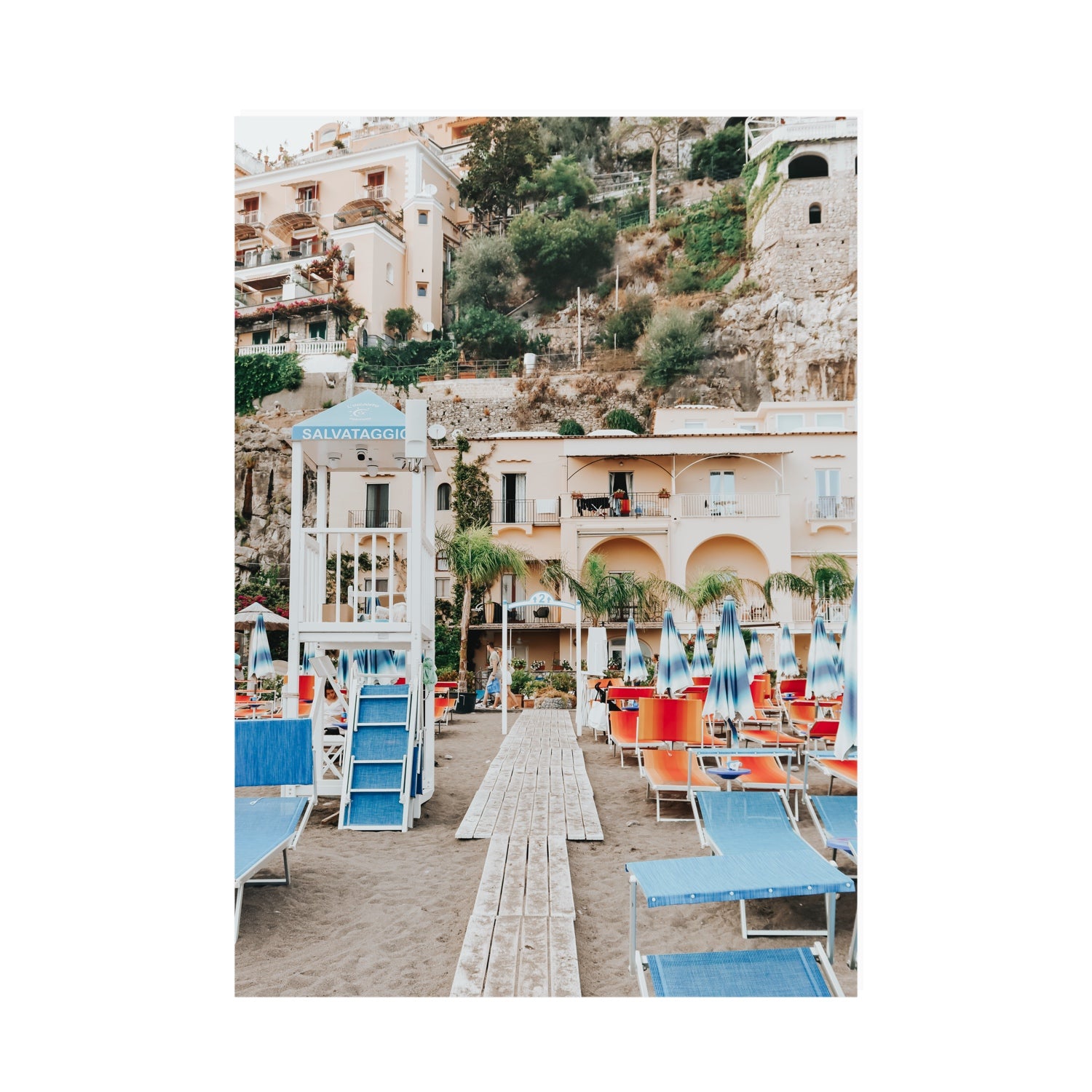 Torre Di Salvataggio fine art print, Positano, Italy, A0 · 118.9 cm x 84.1 cm, Unframed, Fine Art Print