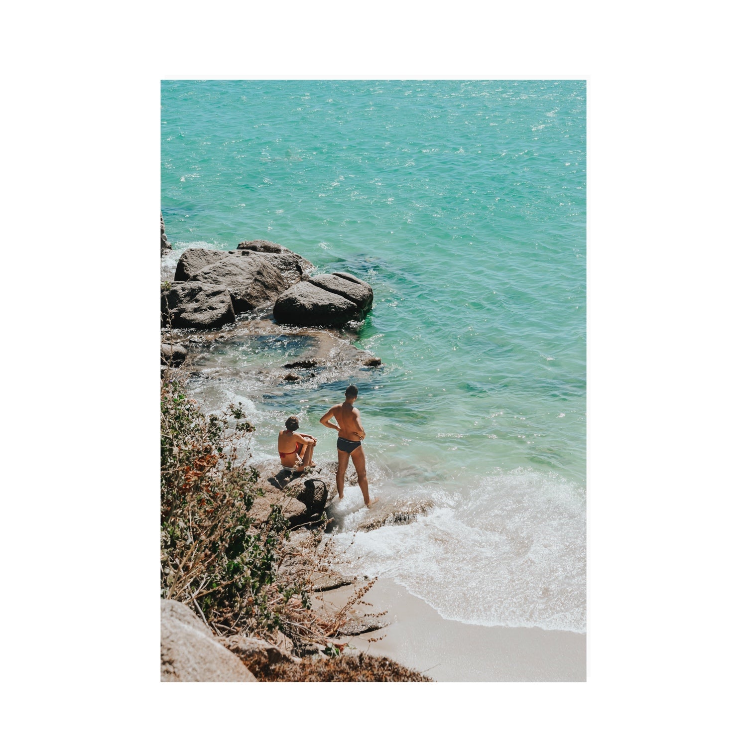 Scene Stealers Mykonos Greek island wall art A0 unframed fine art print