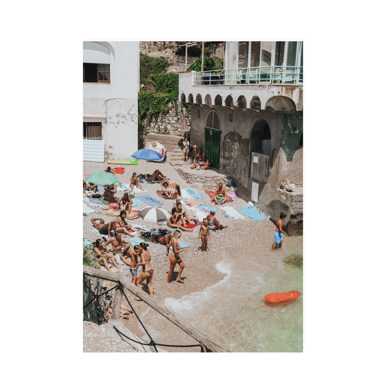 The Sunbathers Oasis fine art print, Capri, Italy, A0 · 118.9 cm x 84.1 cm, Unframed, Fine Art Print