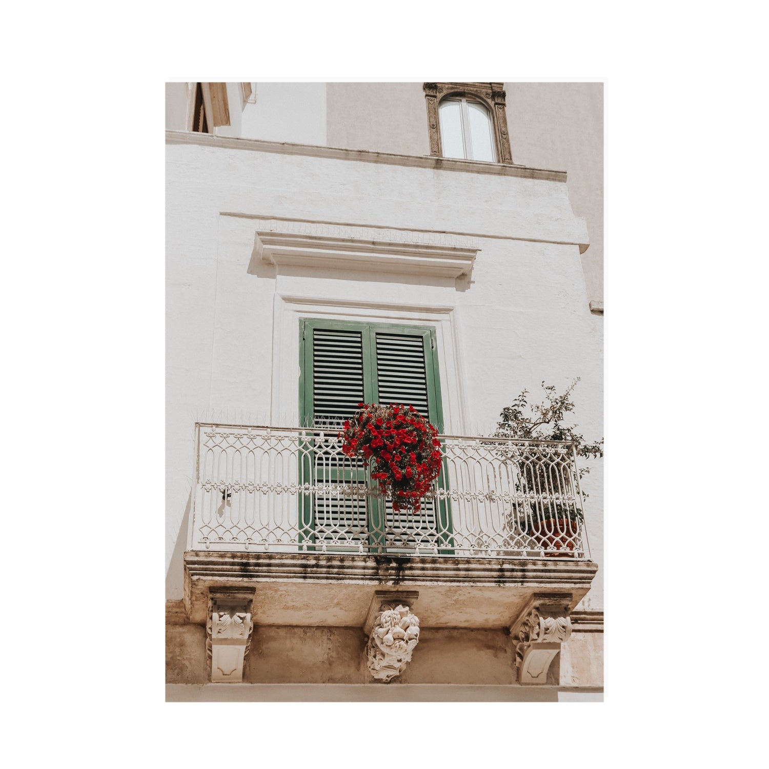 Balcone Estivo Puglia Italian wall art A0 unframed fine art print