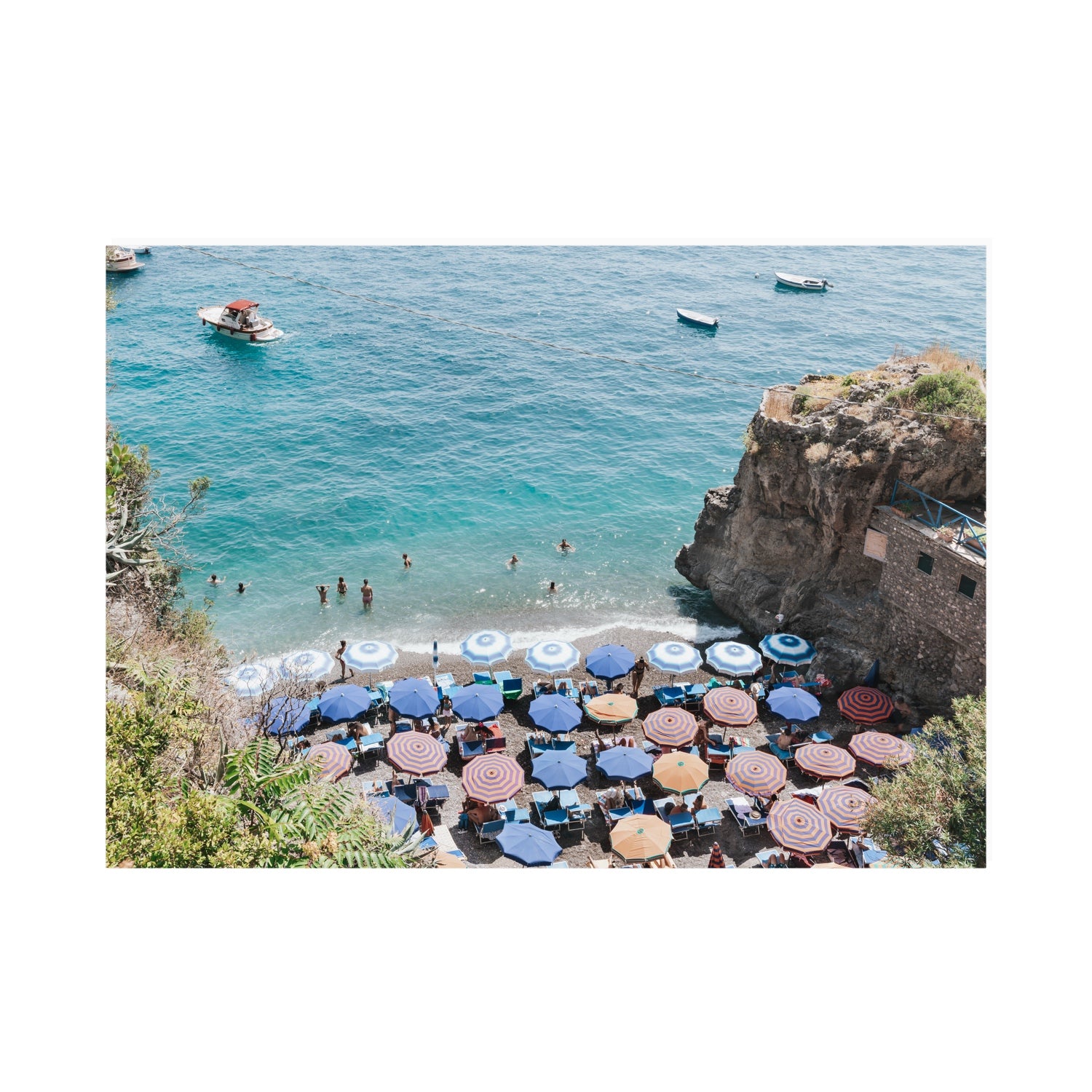The Cove fine art print, Positano, Italy, A0 · 118.9 cm x 84.1 cm, Unframed, Fine Art Print