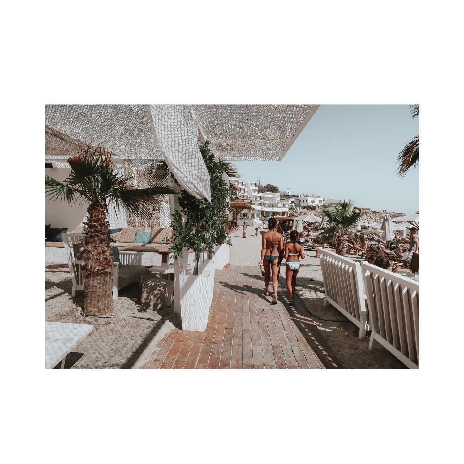 Mitera Kori Mykonos Greek island wall art A0 unframed fine art print
