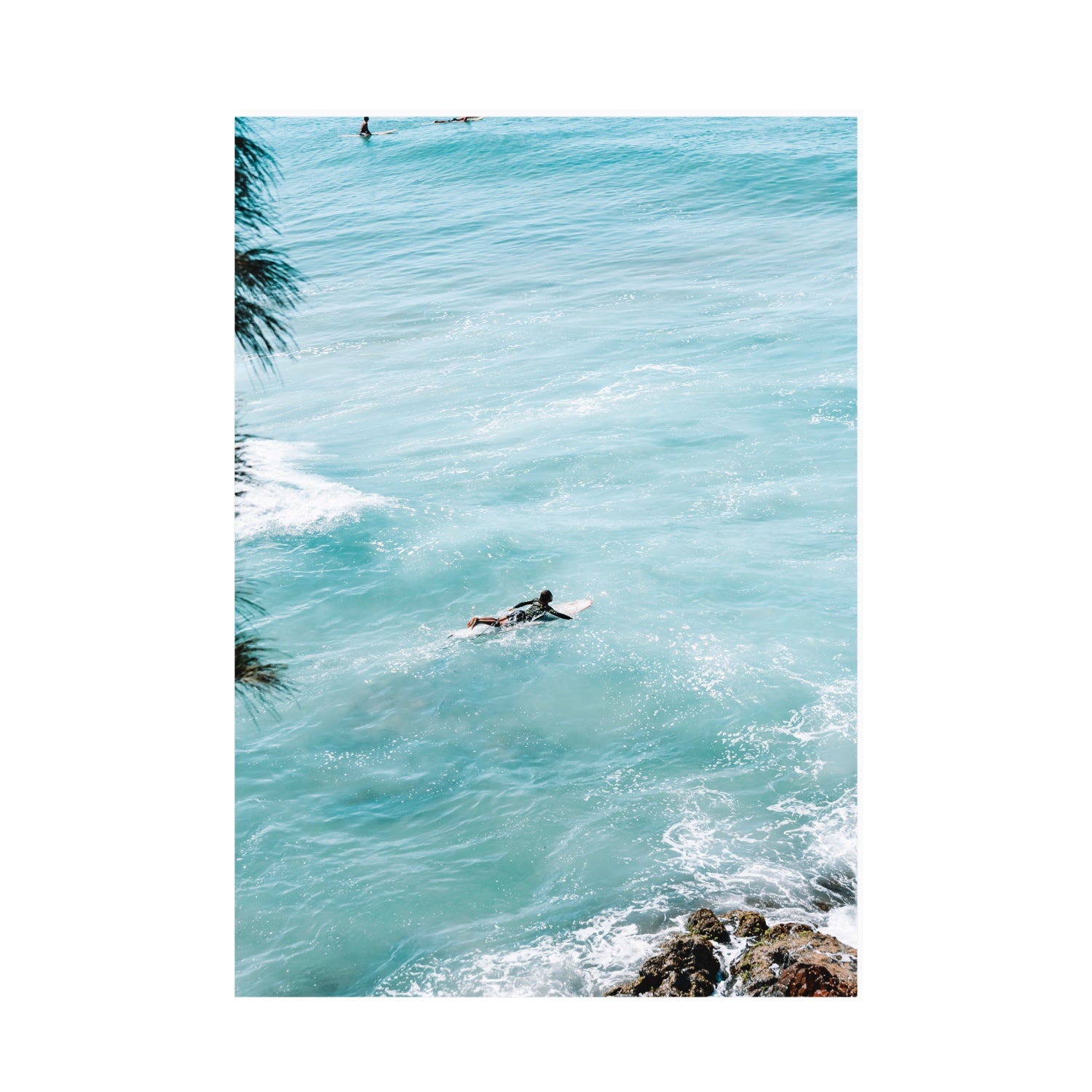Blue Crush Byron Bay Surf coastal wall art A0 unframed fine art print