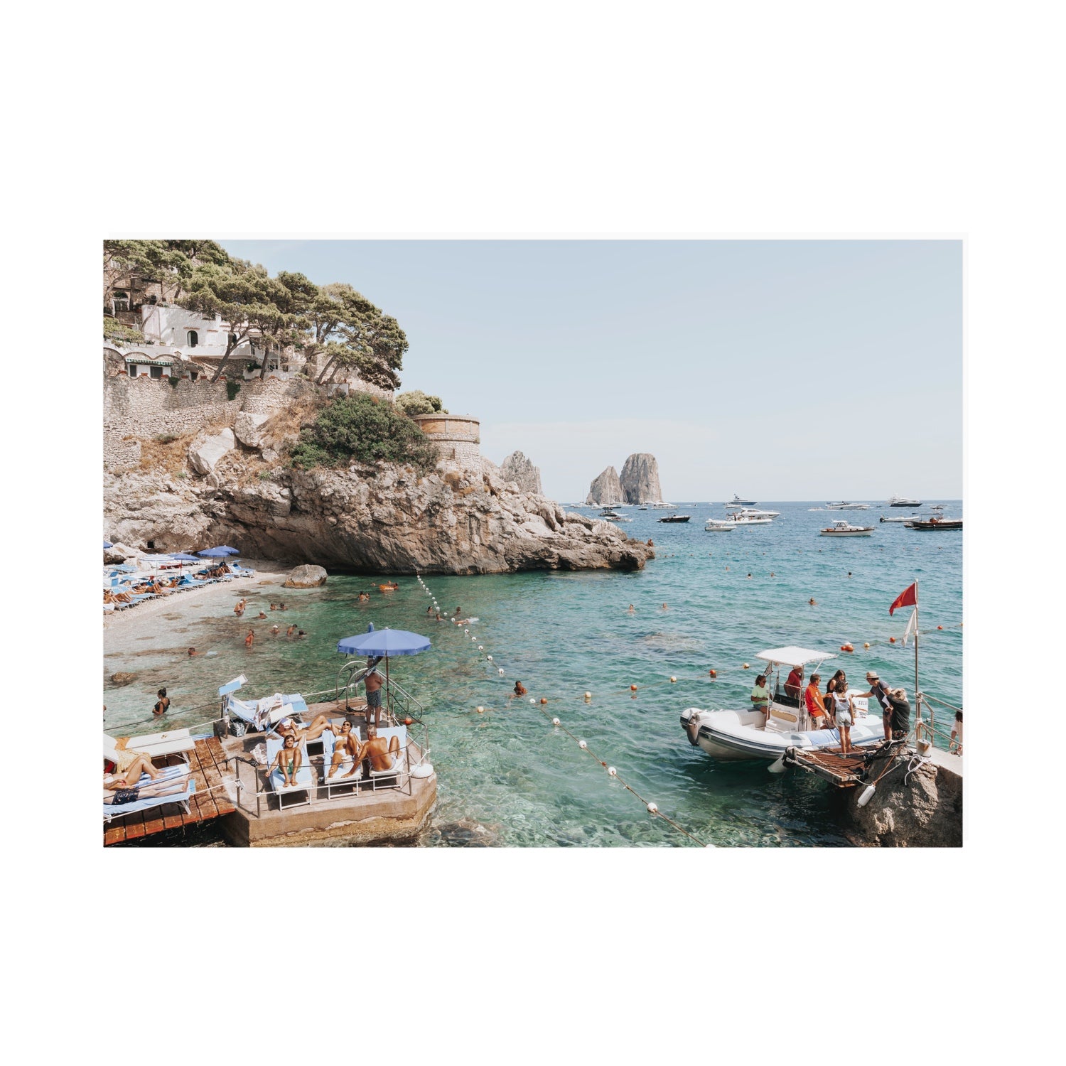 Torre Saracena fine art print, Capri, Italy, A0 · 118.9 cm x 84.1 cm, Unframed, Fine Art Print