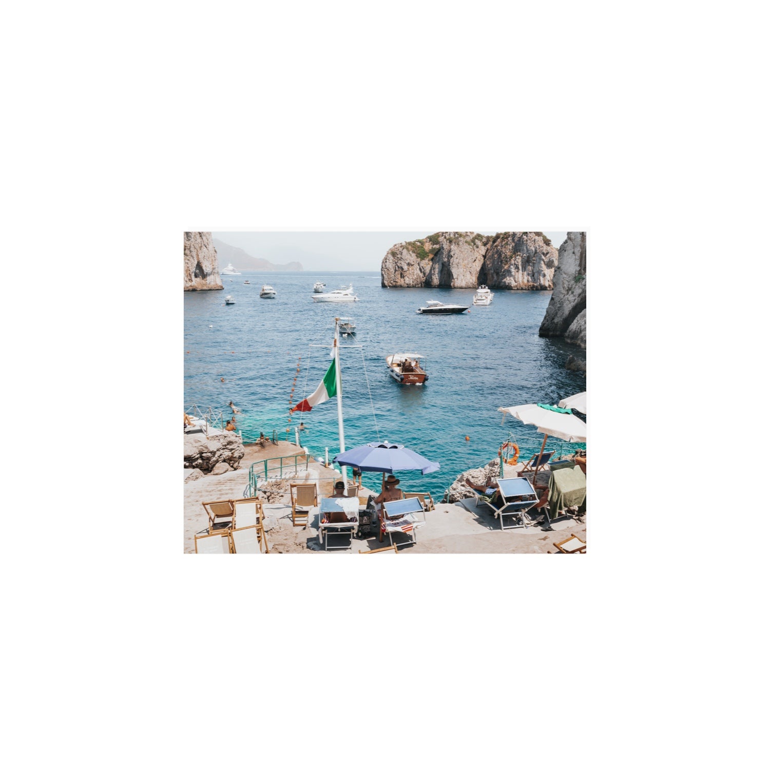 Smooth Sailing fine art print, Capri, Italy, 8 x 10 in, Unframed, Fine Art Print
