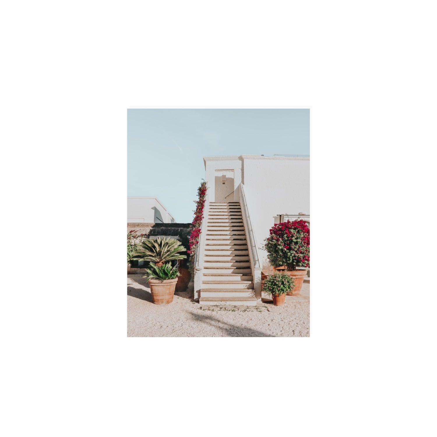 Tranquil Ascent Puglia Italian wall art 8 x 10 in unframed fine art print