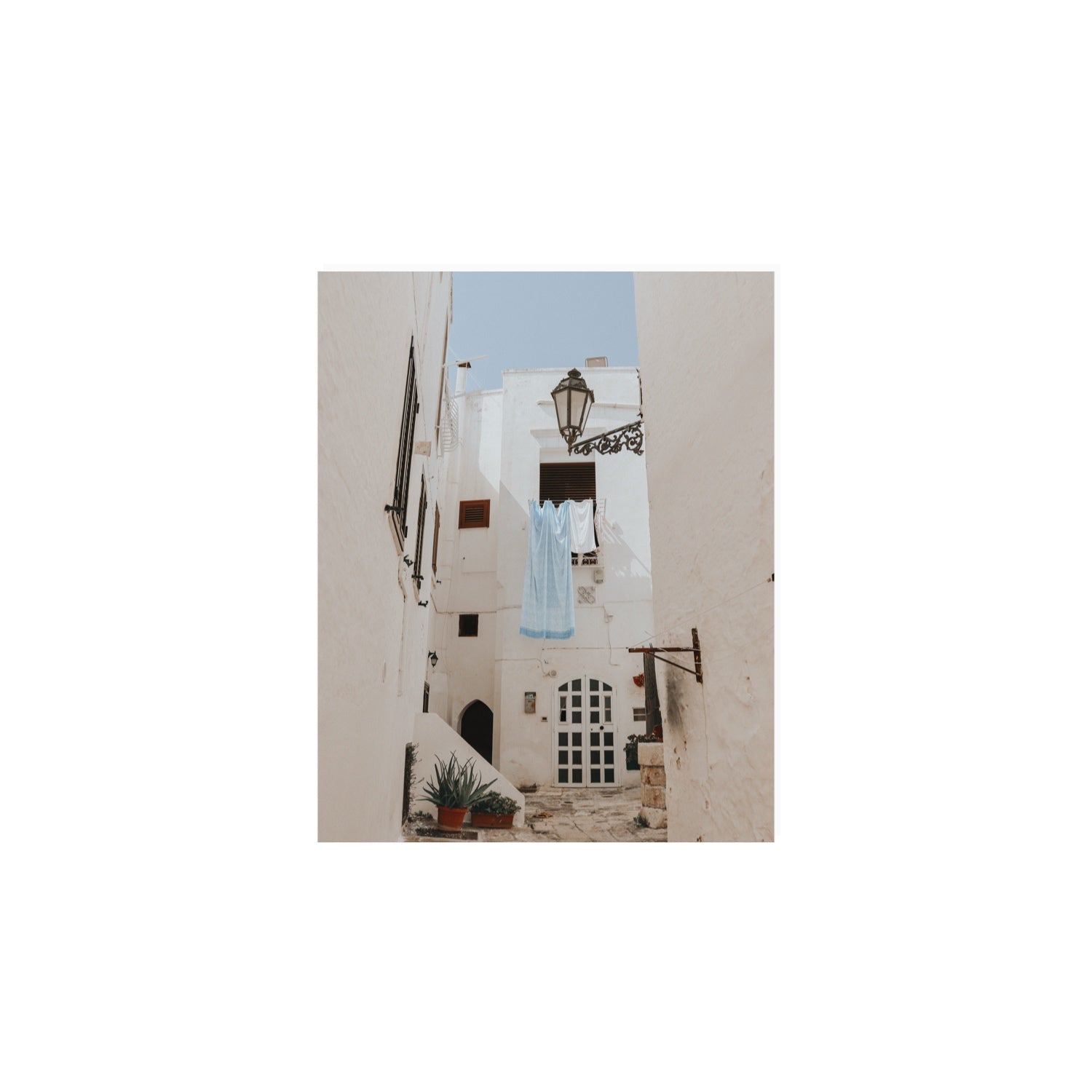 Laundry Day fine art print, Puglia, Italy, 8 x 10 in, Unframed, Fine Art Print