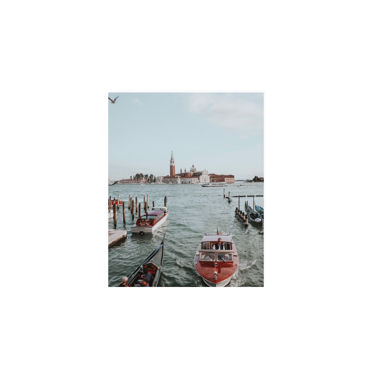 Galleggiante Venice Italian wall art 8 x 10 in unframed fine art print
