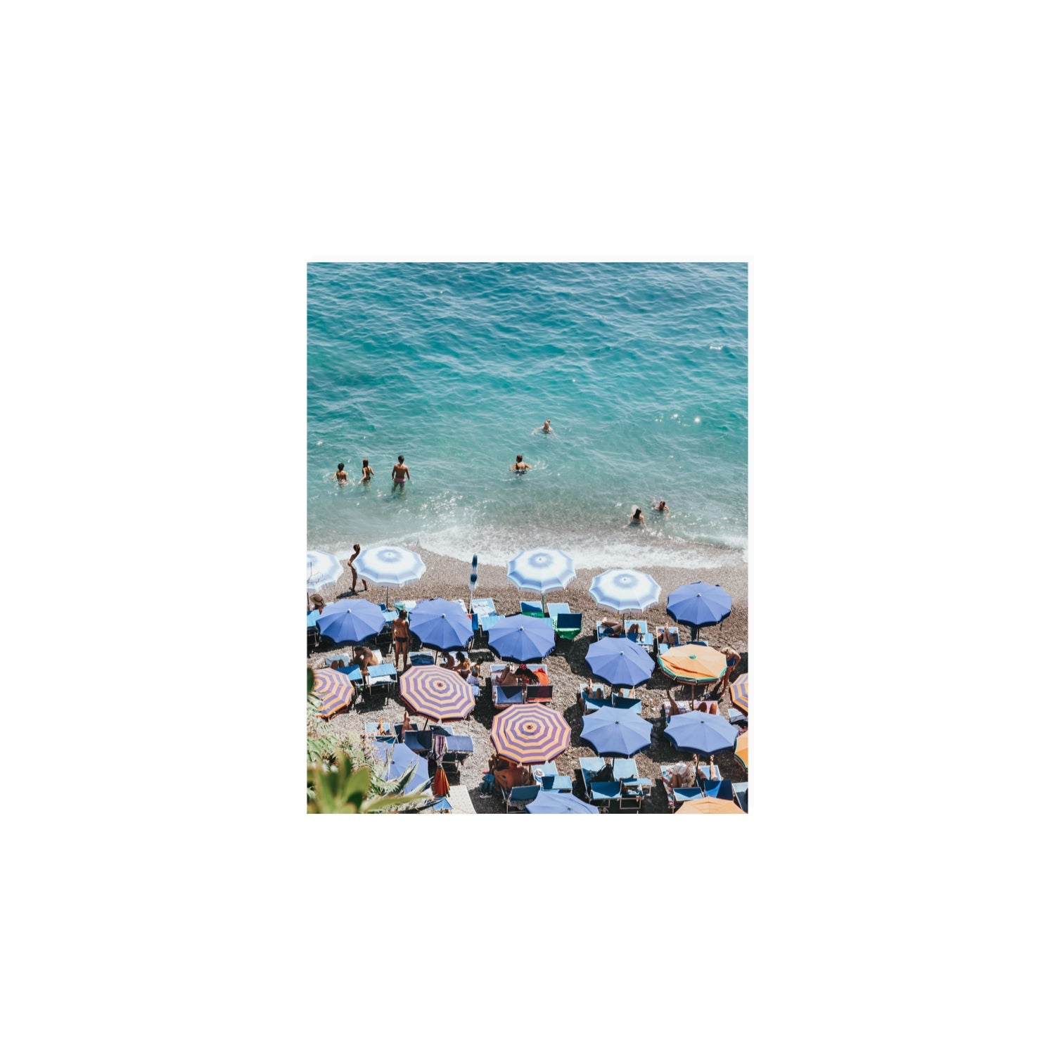 Paradise Beach Positano wall art 8 x 10 in unframed fine art print