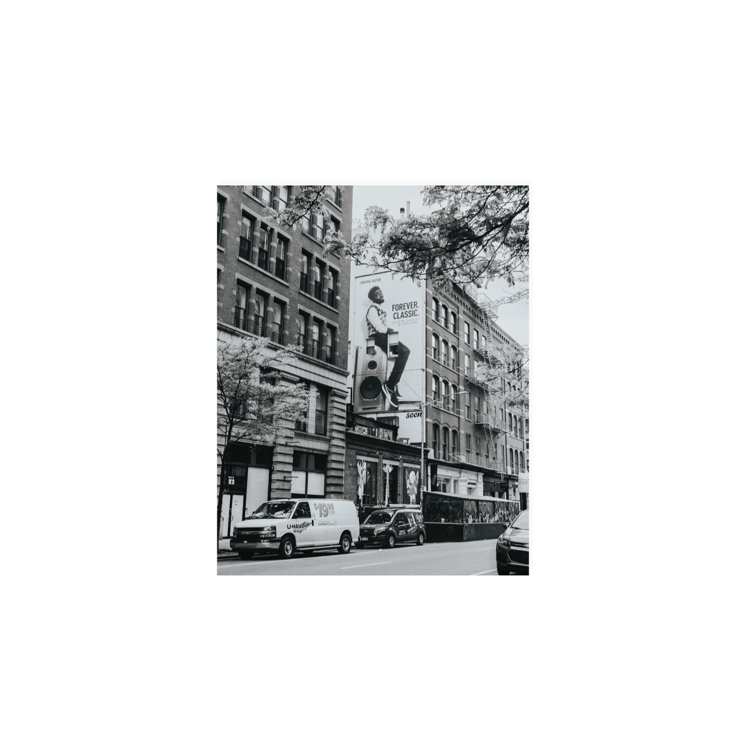 Forever Classic New York NYC Black & White wall art 8 x 10 in unframed fine art print