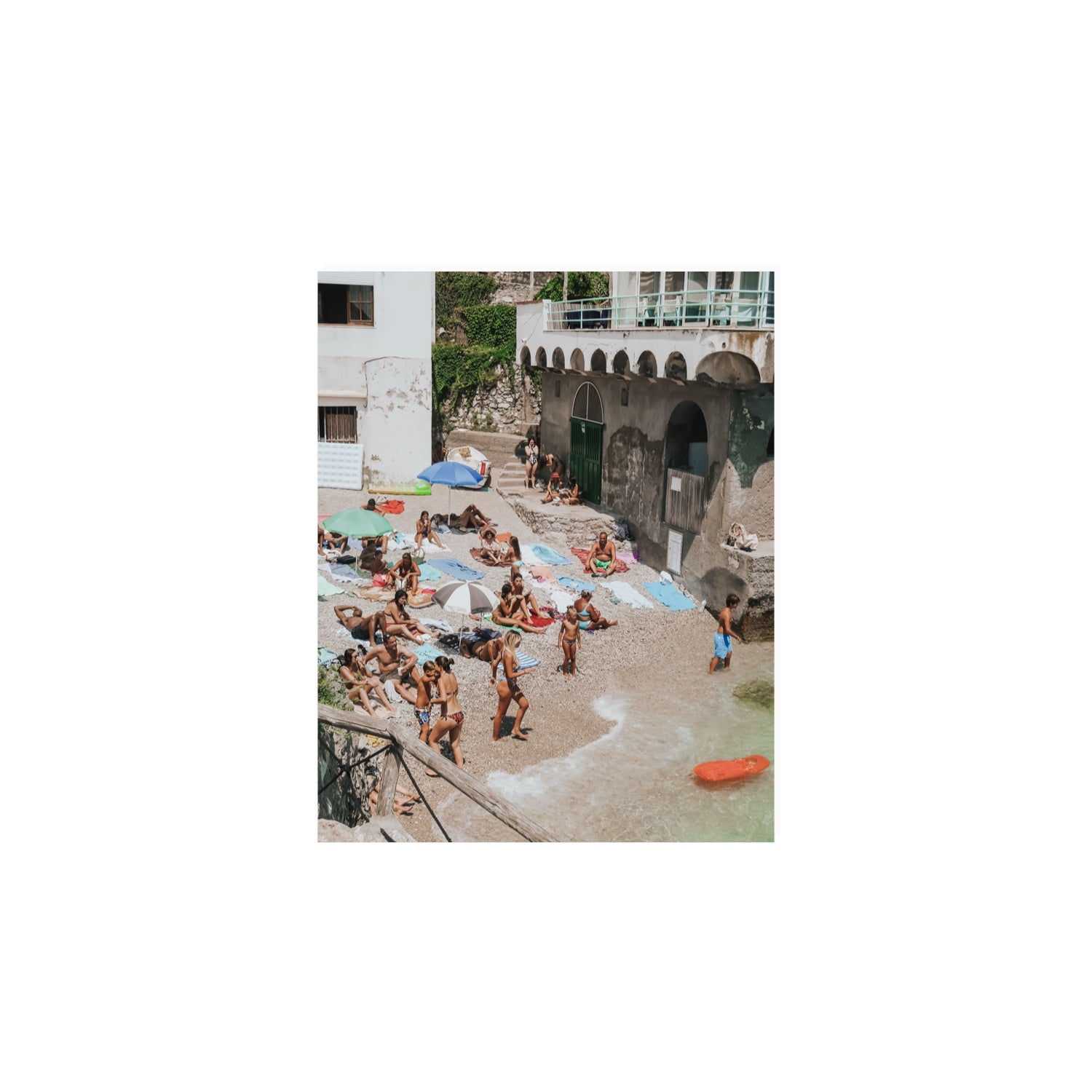 The Sunbathers Oasis fine art print, Capri, Italy, 8 x 10 in, Unframed, Fine Art Print