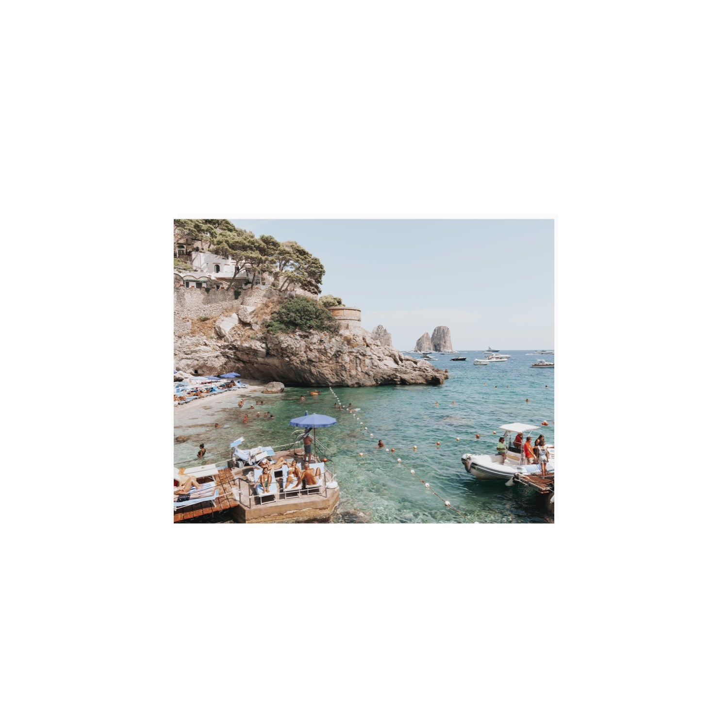 Torre Saracena fine art print, Capri, Italy, 8 x 10 in, Unframed, Fine Art Print