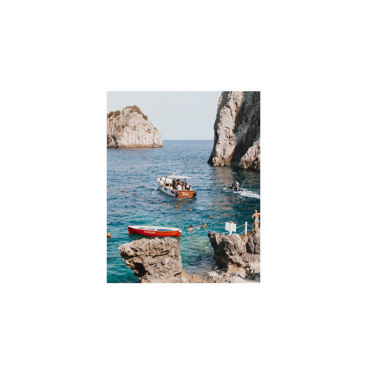 Set Sail fine art print, Capri, Italy, 8 x 10 in, Unframed, Fine Art Print