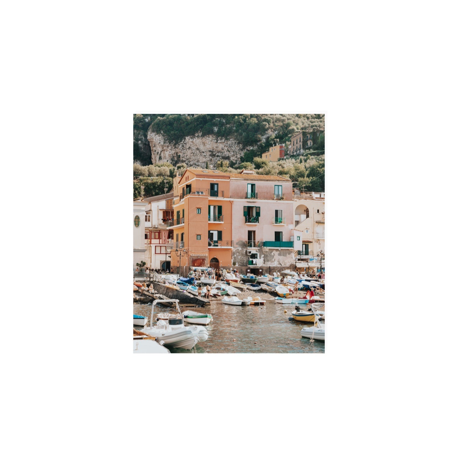 Boatyard Bliss fine art print, Sorrento, Italy, 8 x 10 in, Unframed, Fine Art Print