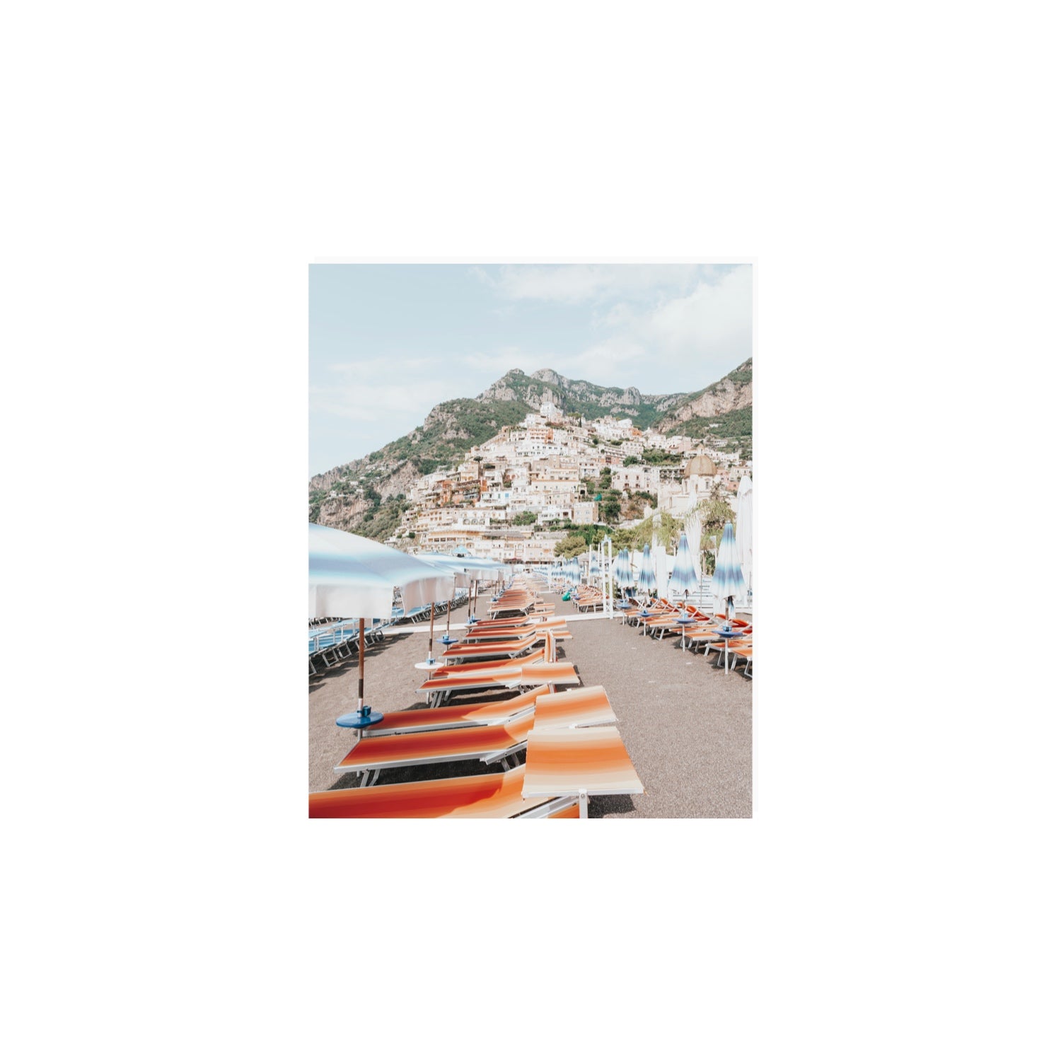 A Symphony of Colours Positano wall art 8 x 10 in unframed fine art print