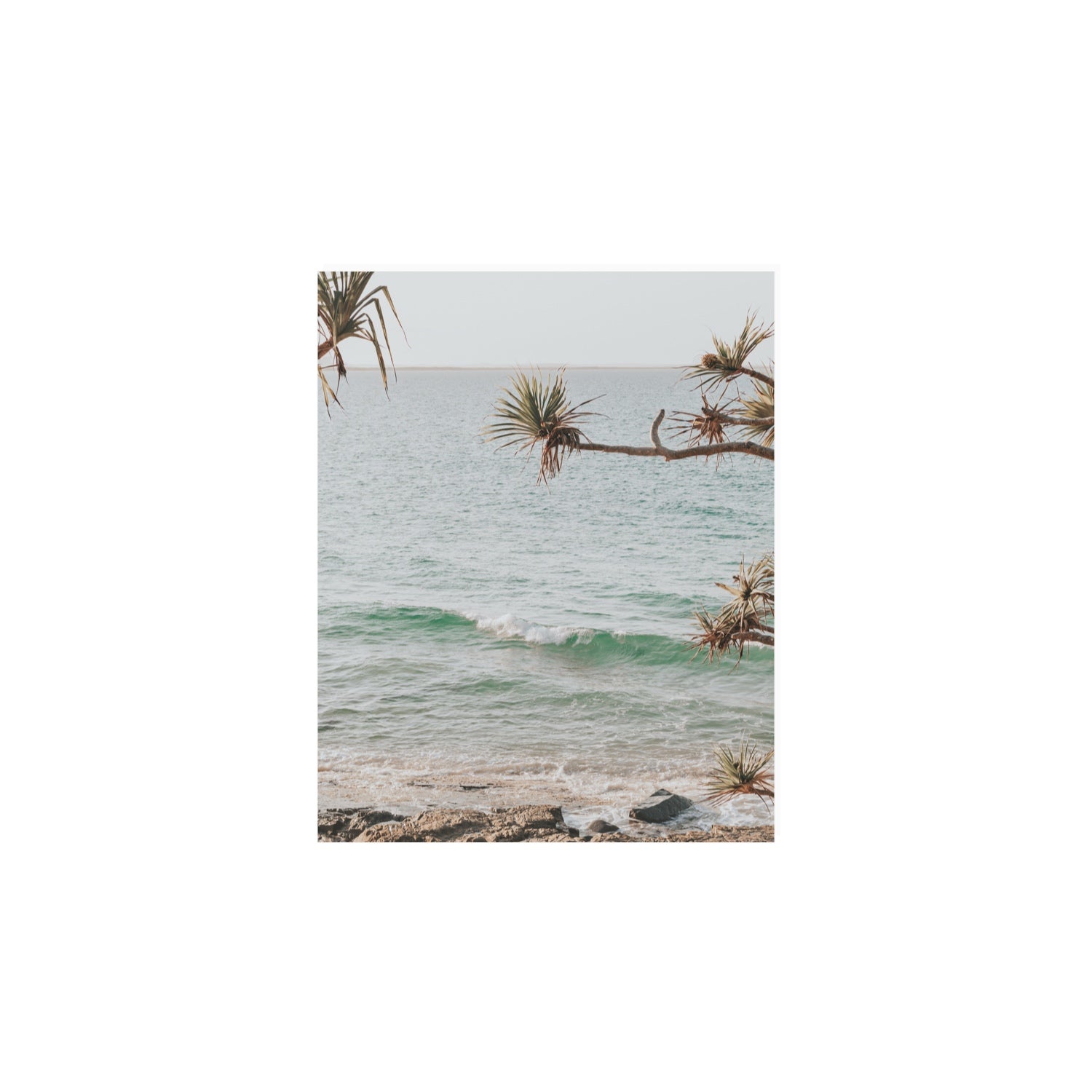 Good Vibrations fine art print, Noosa, Australia, coastal scenes artwork, 8 x 10 in, Unframed, Fine Art Print