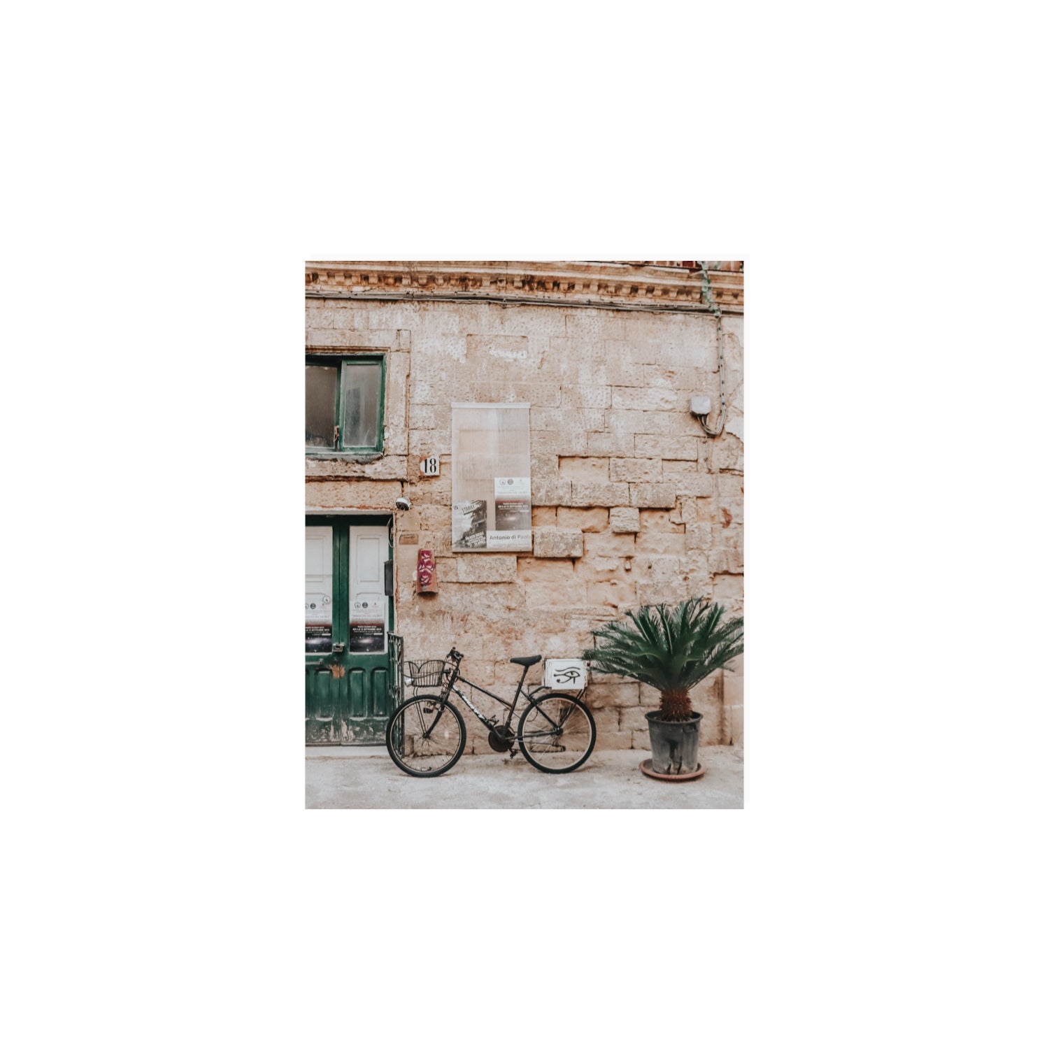 Salento Streets Puglia Lecce Italian wall art 8 x 10 in unframed fine art print