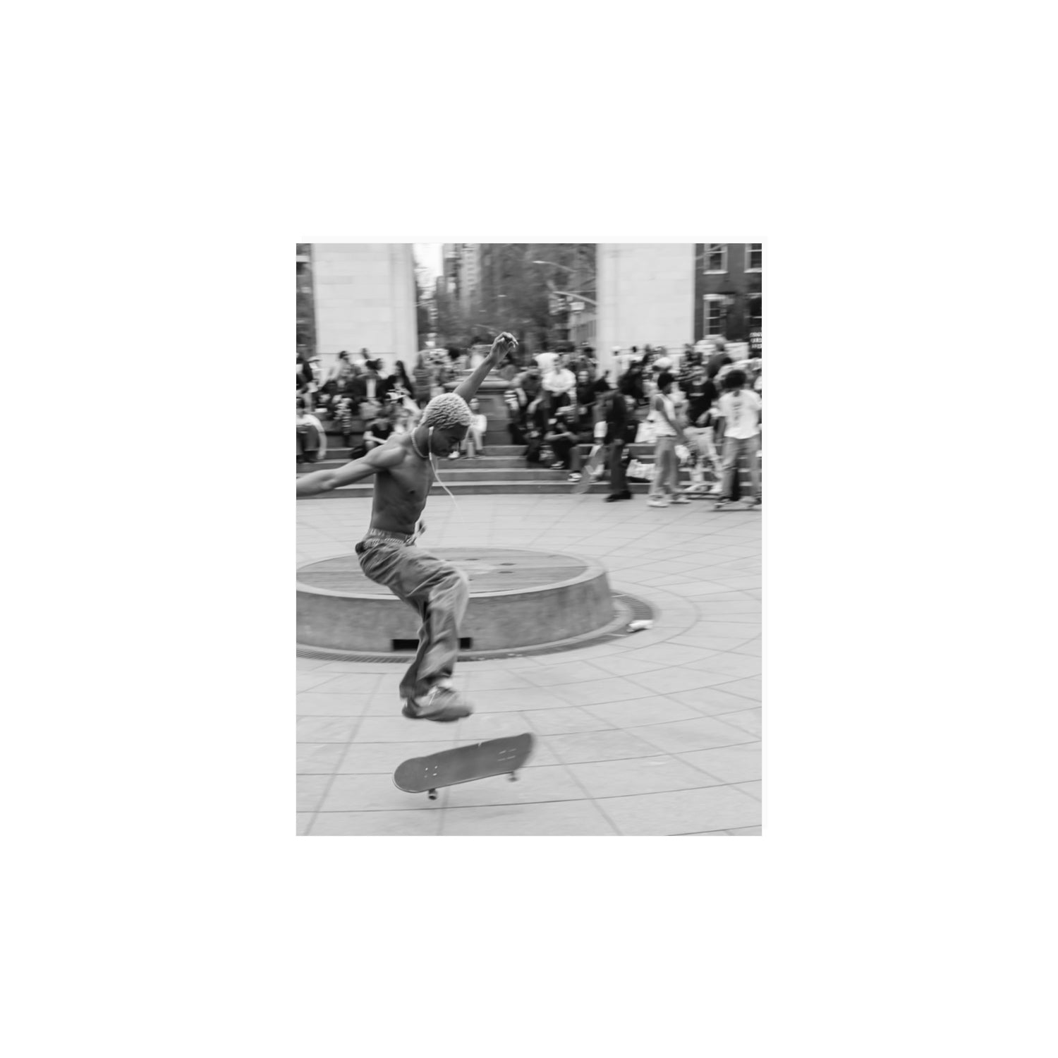 Airborne Rhythms New York NYC Black & White wall art 11 x 14 in unframed fine art print