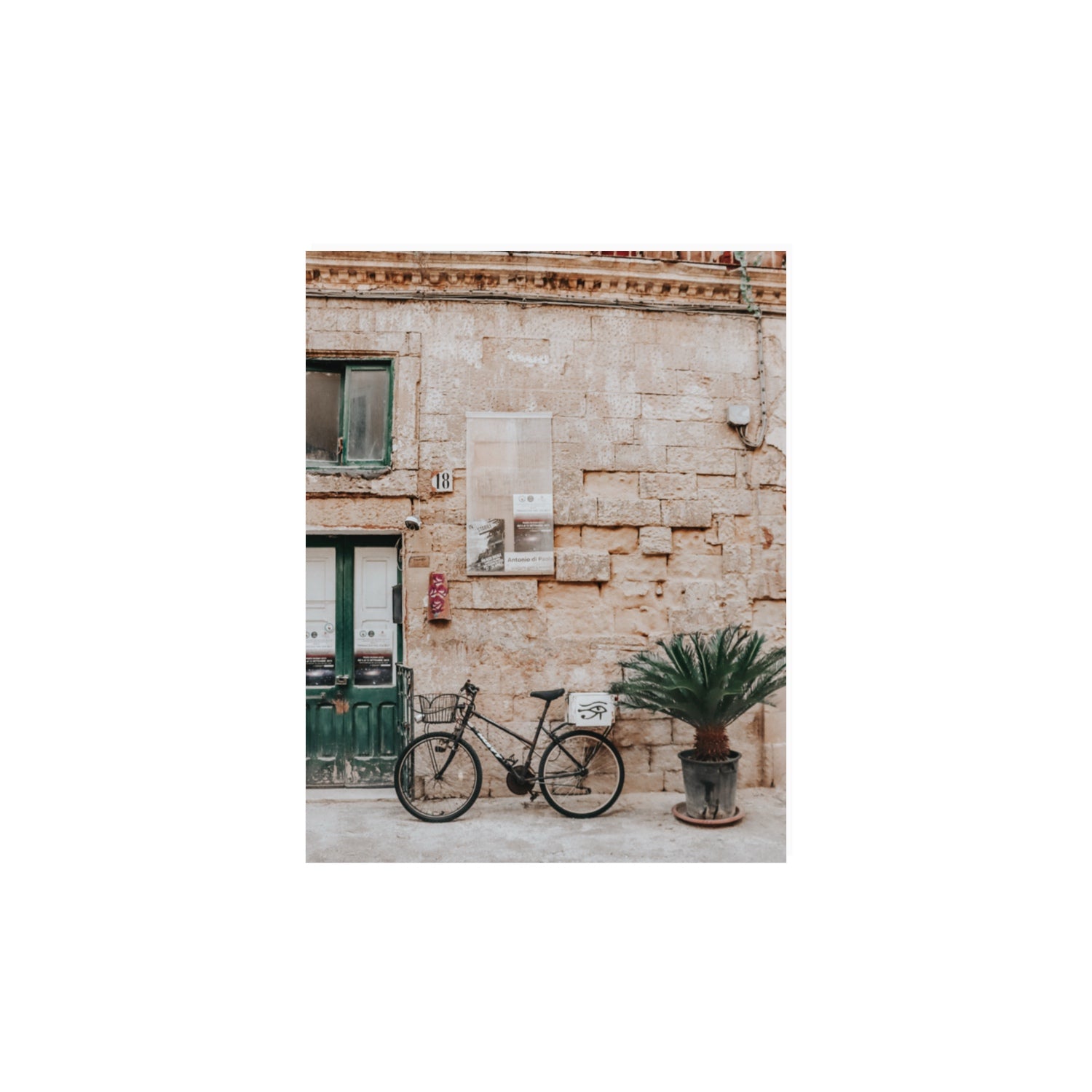Salento Streets Puglia Lecce Italian wall art 11 x 14 in unframed fine art print