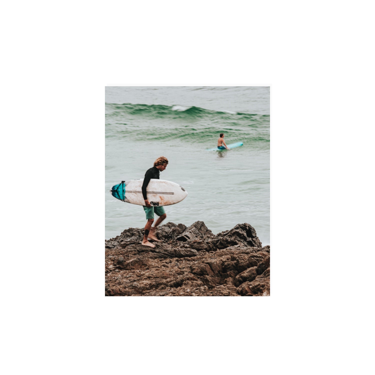 Not All Who Wander Are Lost Byron Bay Surf wall art 11 x 14 in unframed fine art print