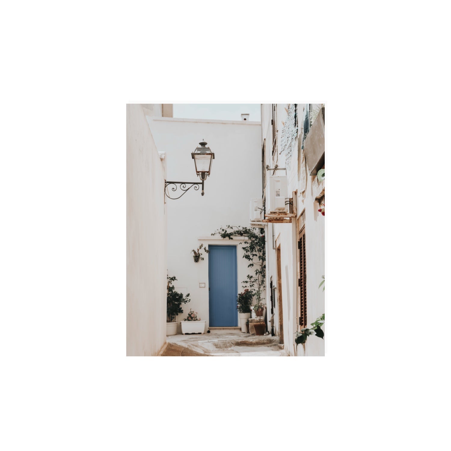 Entry Envy Puglia Ostuni wall art 11 x 14 in unframed fine art print