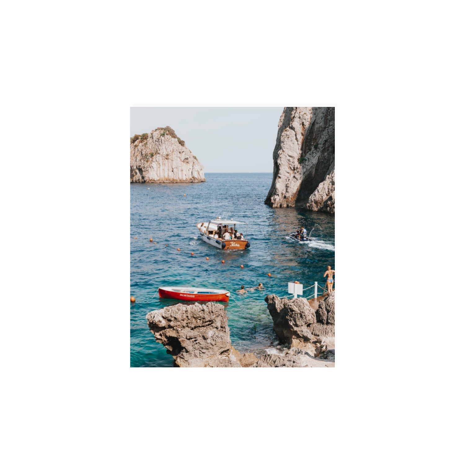 Set Sail fine art print, Capri, Italy, 11 x 14 in, Unframed, Fine Art Print