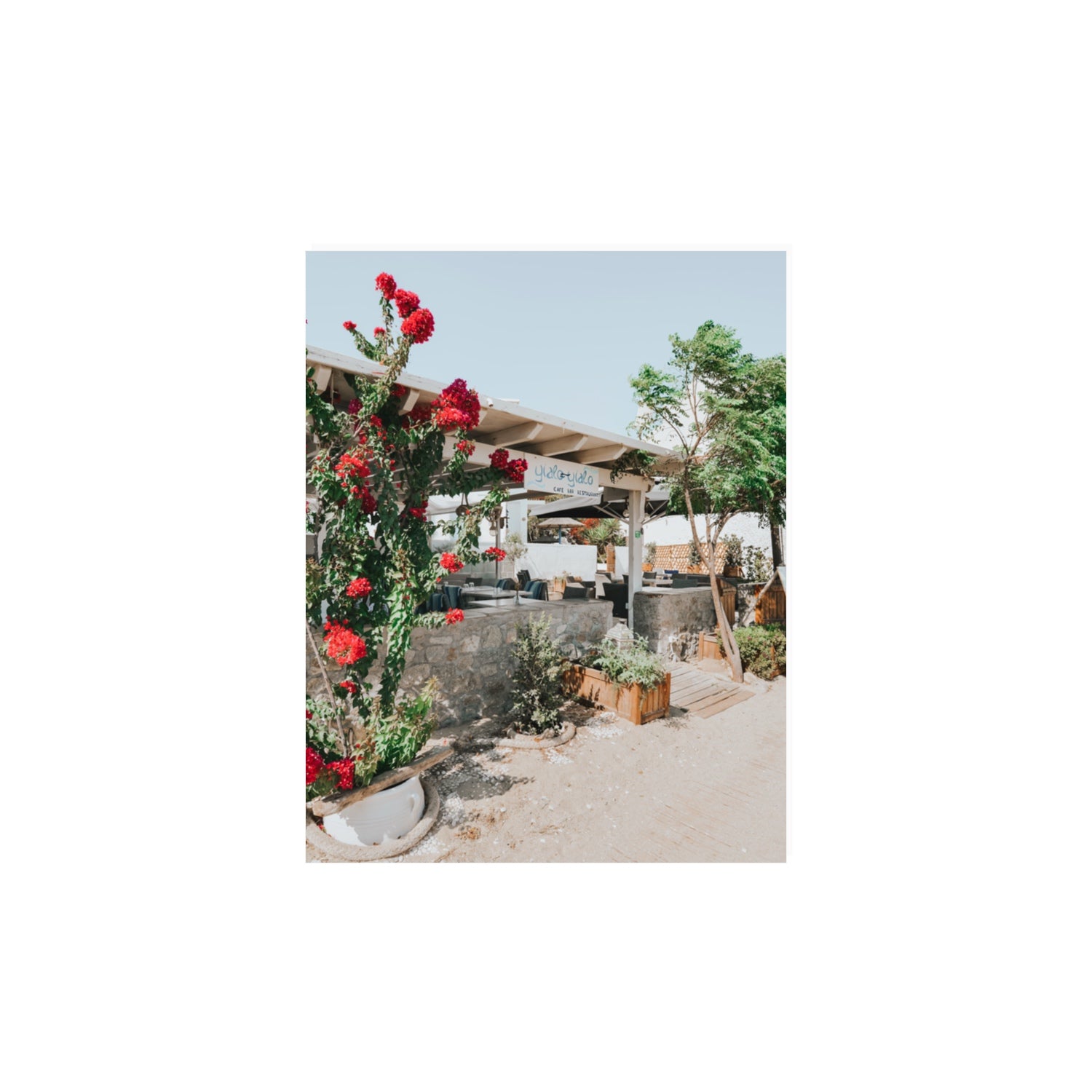 Yialo Yialo fine art print, Mykonos, Greece, 11 x 14 in, Unframed, Fine Art Print