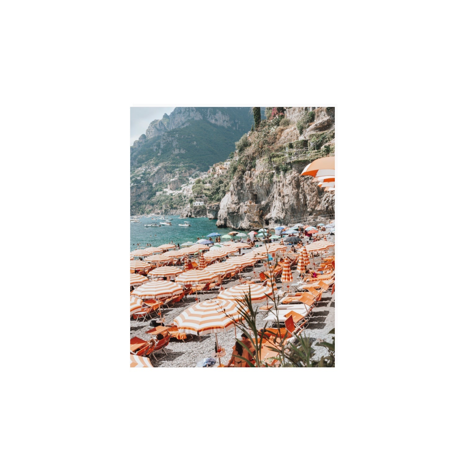 Bagni d'Arienzo Positano decor wall art 11 x 14 in unframed fine art print