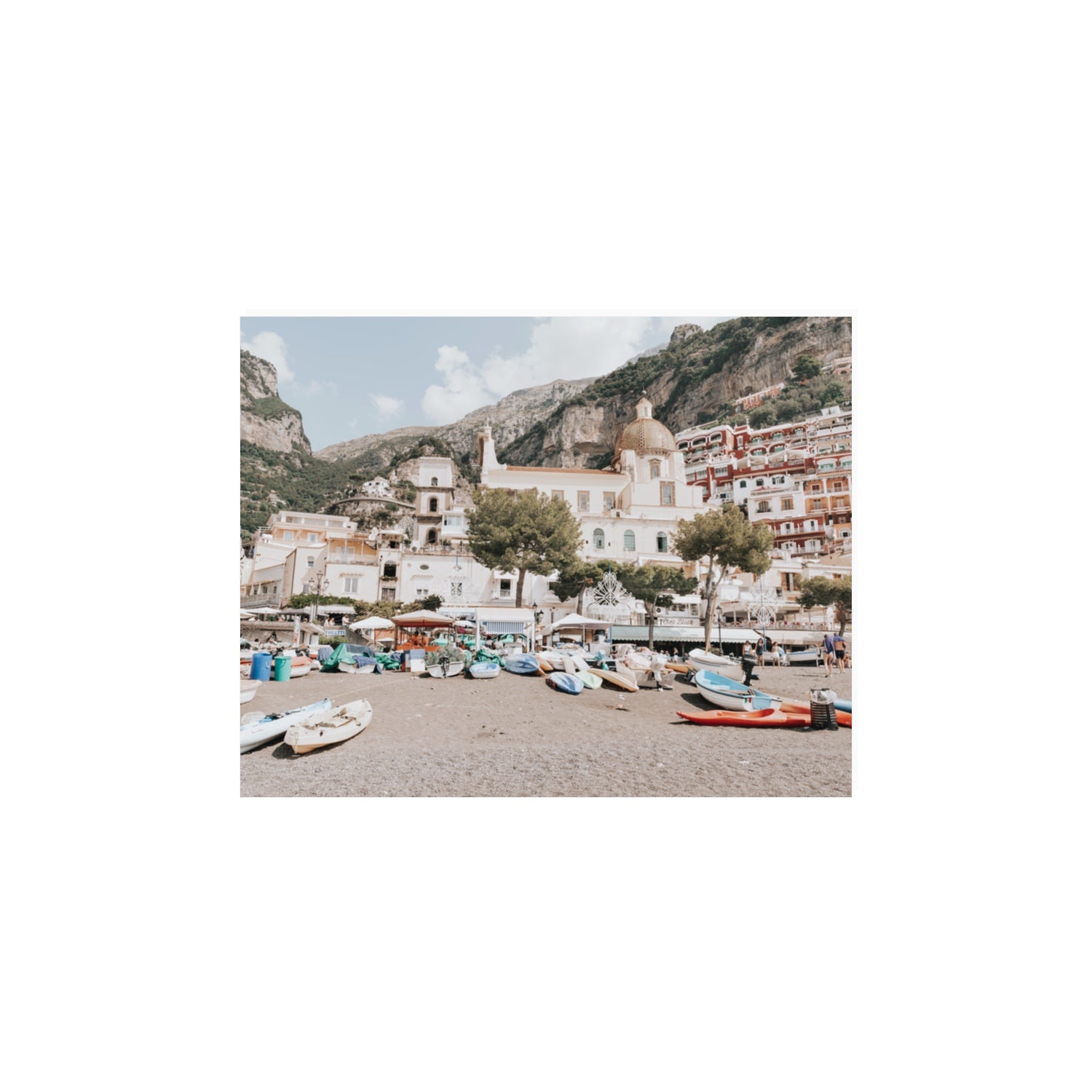 Pastel Paradise fine art print, Positano, Italy, 11 x 14 in, Unframed, Fine Art Print