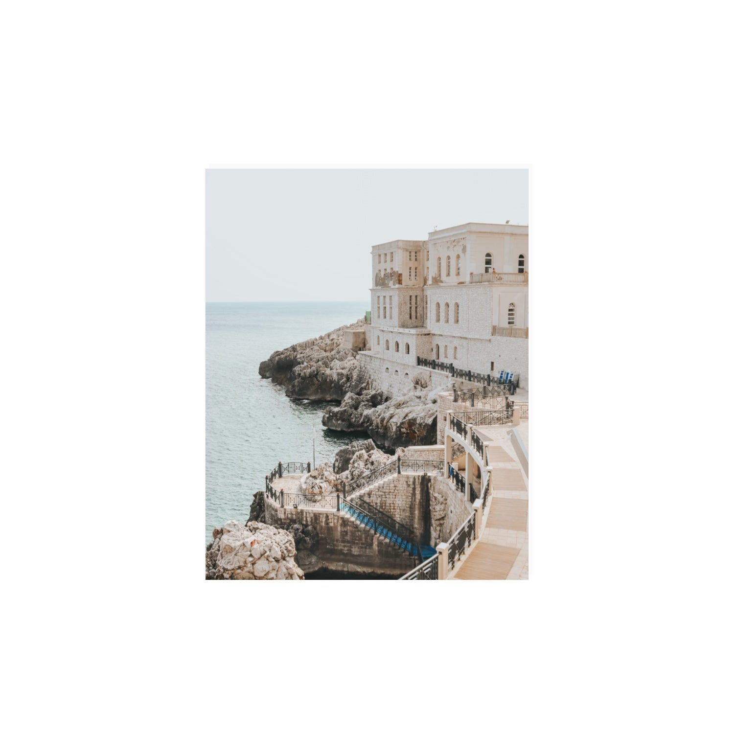 Santa Cesarea Puglia Italian coastal wall art 11 x 14 in unframed fine art print