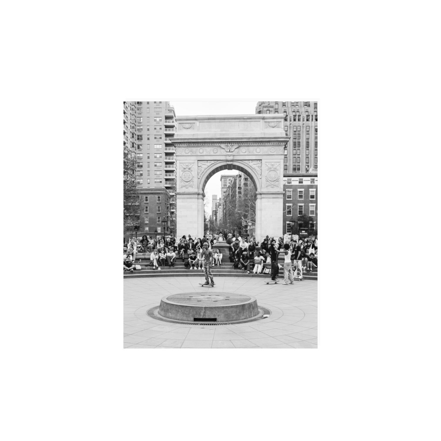 Concrete Conqueror New York NYC Skateboard wall art 11 x 14 in unframed fine art print