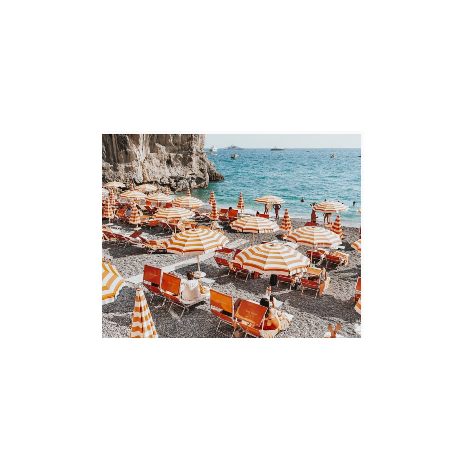 Mango Sorbet fine art print, Positano, Italy, 11 x 14 in, Unframed, Fine Art Print