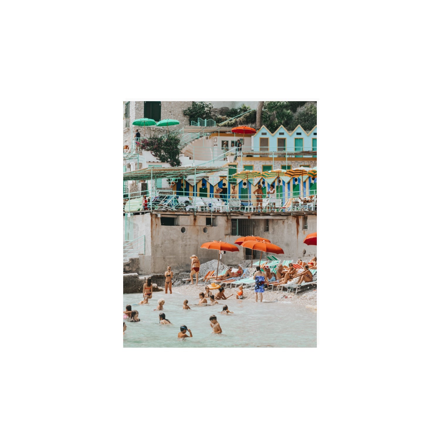 Kaleidoscope fine art print, Capri, Italy, 11 x 14 in, Unframed, Fine Art Print