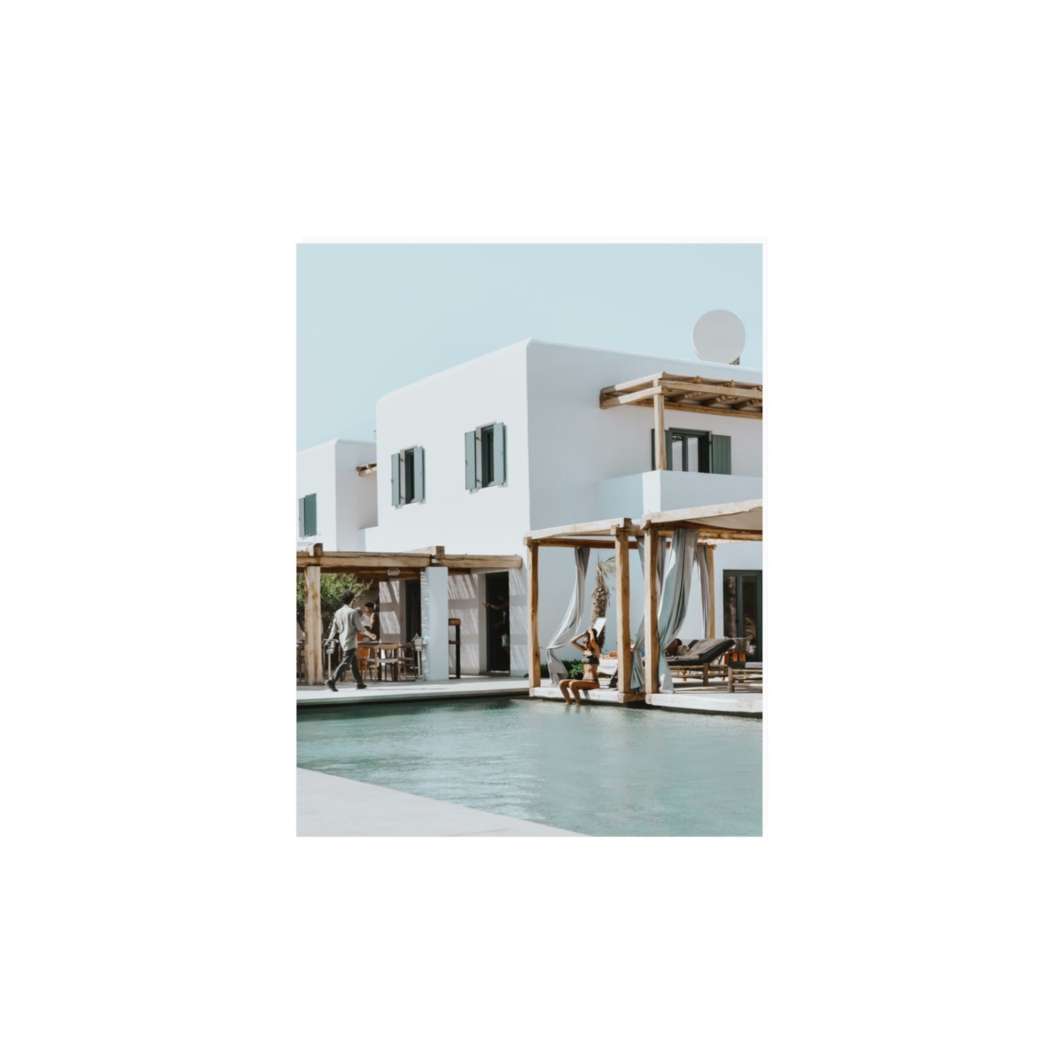 Aphrodite Mykonos Greek island wall art 11 x 14 in unframed fine art print