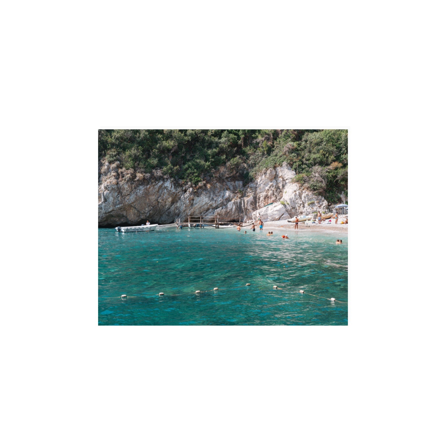 Azure Abyss Nerano wall art 11 x 14 in unframed fine art print