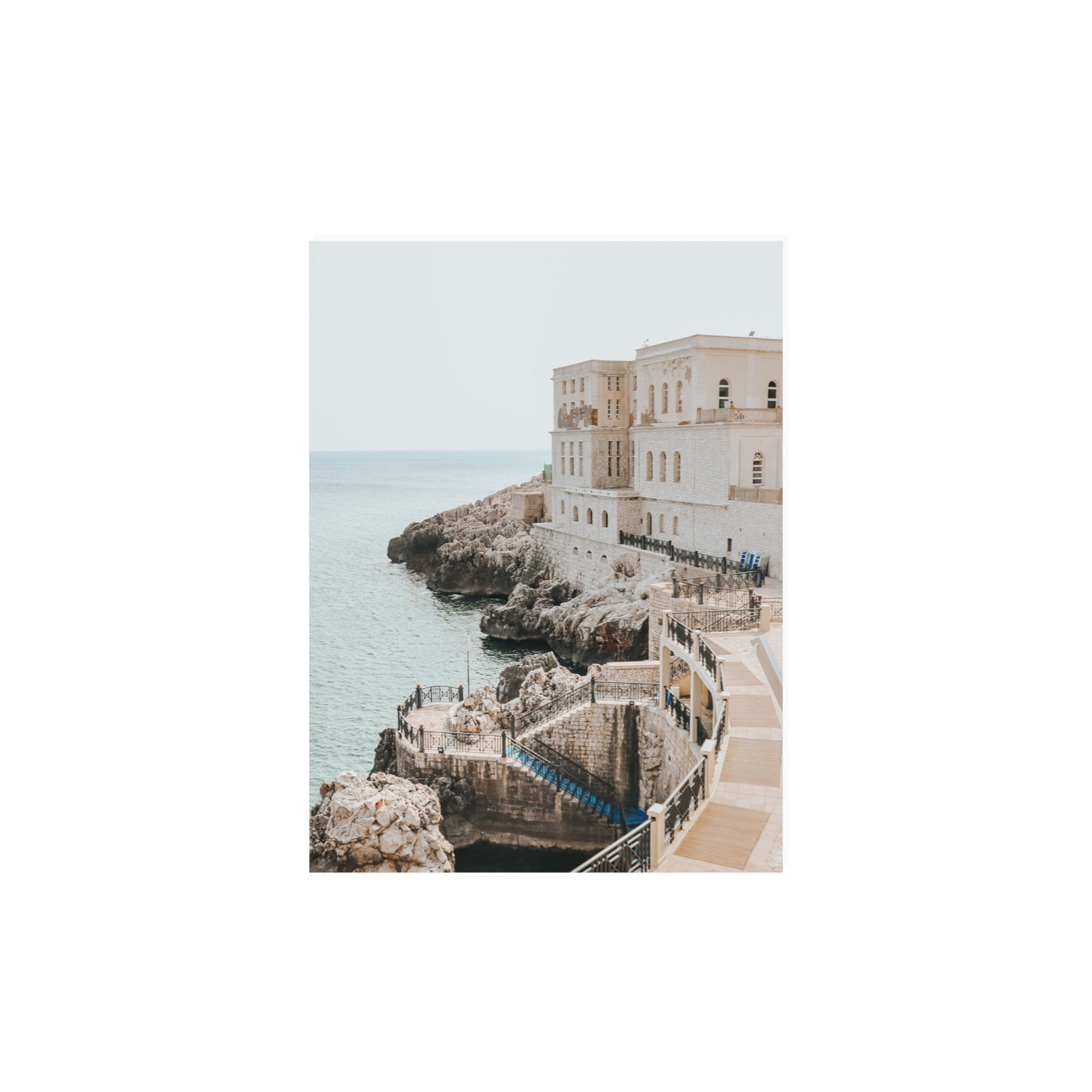 Santa Cesarea Puglia Italian coastal wall art 12 x 16 in unframed fine art print