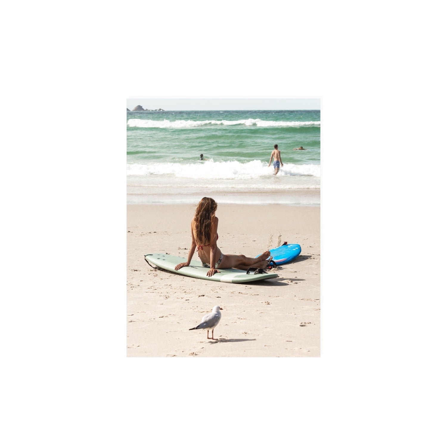 Carissa Byron Bay Surf coastal wall art 12 x 16 in unframed fine art print