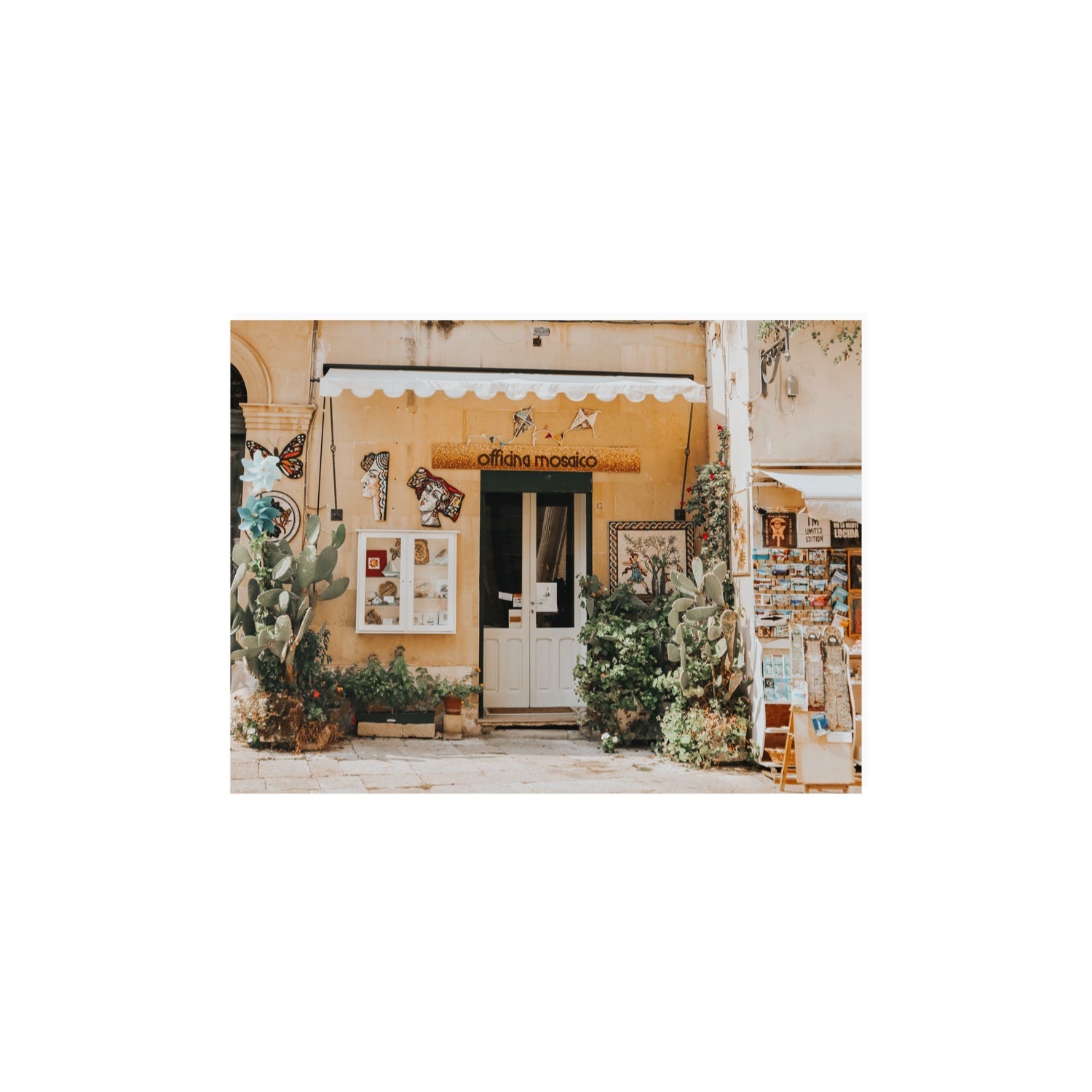 Mosaic Workshop Puglia Italian wall art 12 x 16 in unframed fine art print