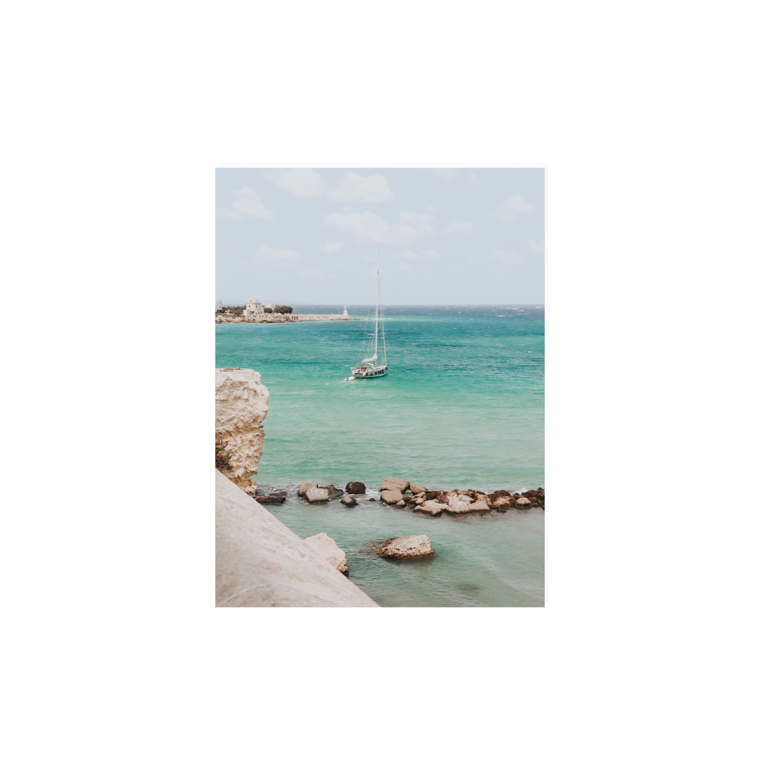 Seafarer's Dream Puglia Seafarer’s Dream coastal wall art 12 x 16 in unframed fine art print