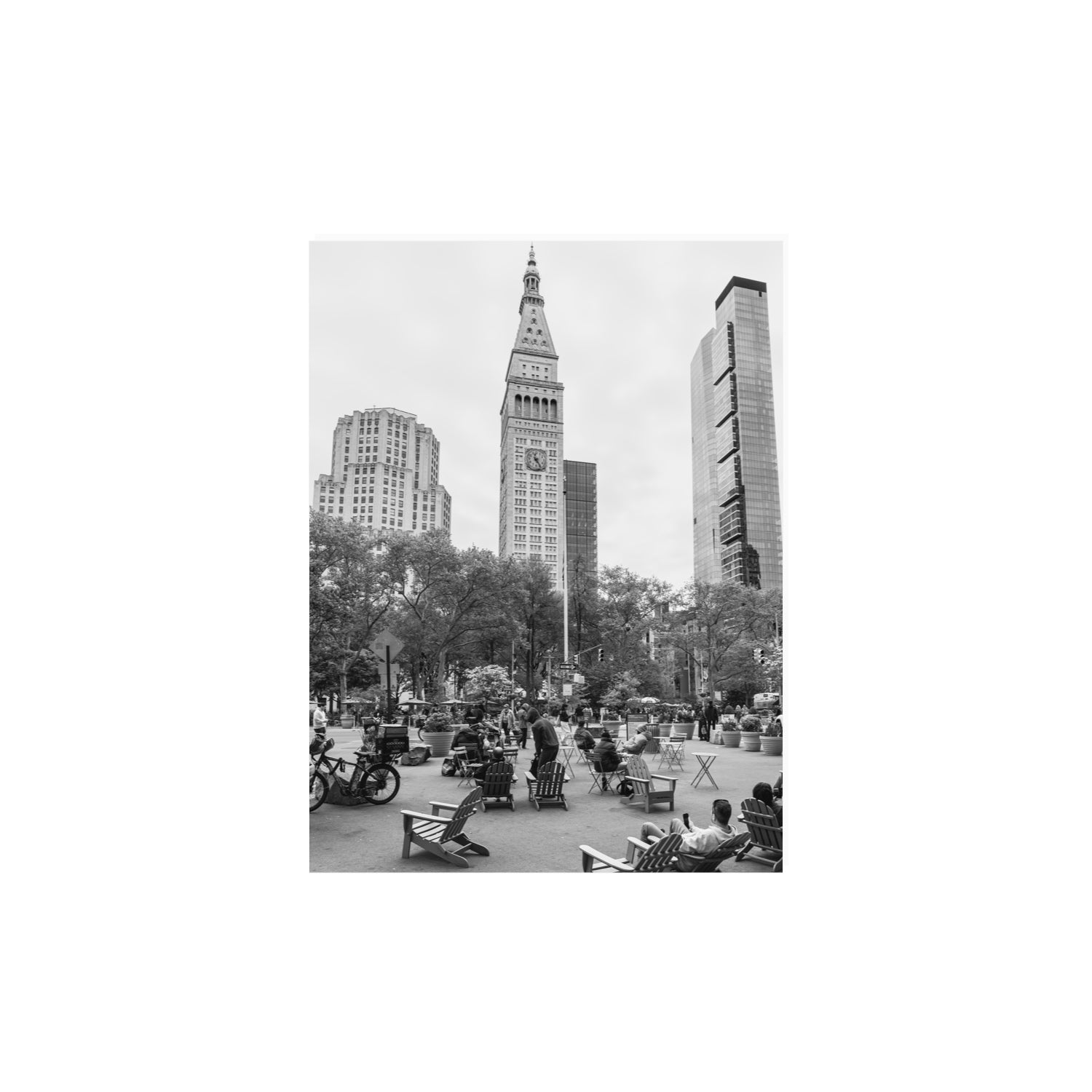 Timeless New York New York NYC Black & White wall art 12 x 16 in unframed fine art print