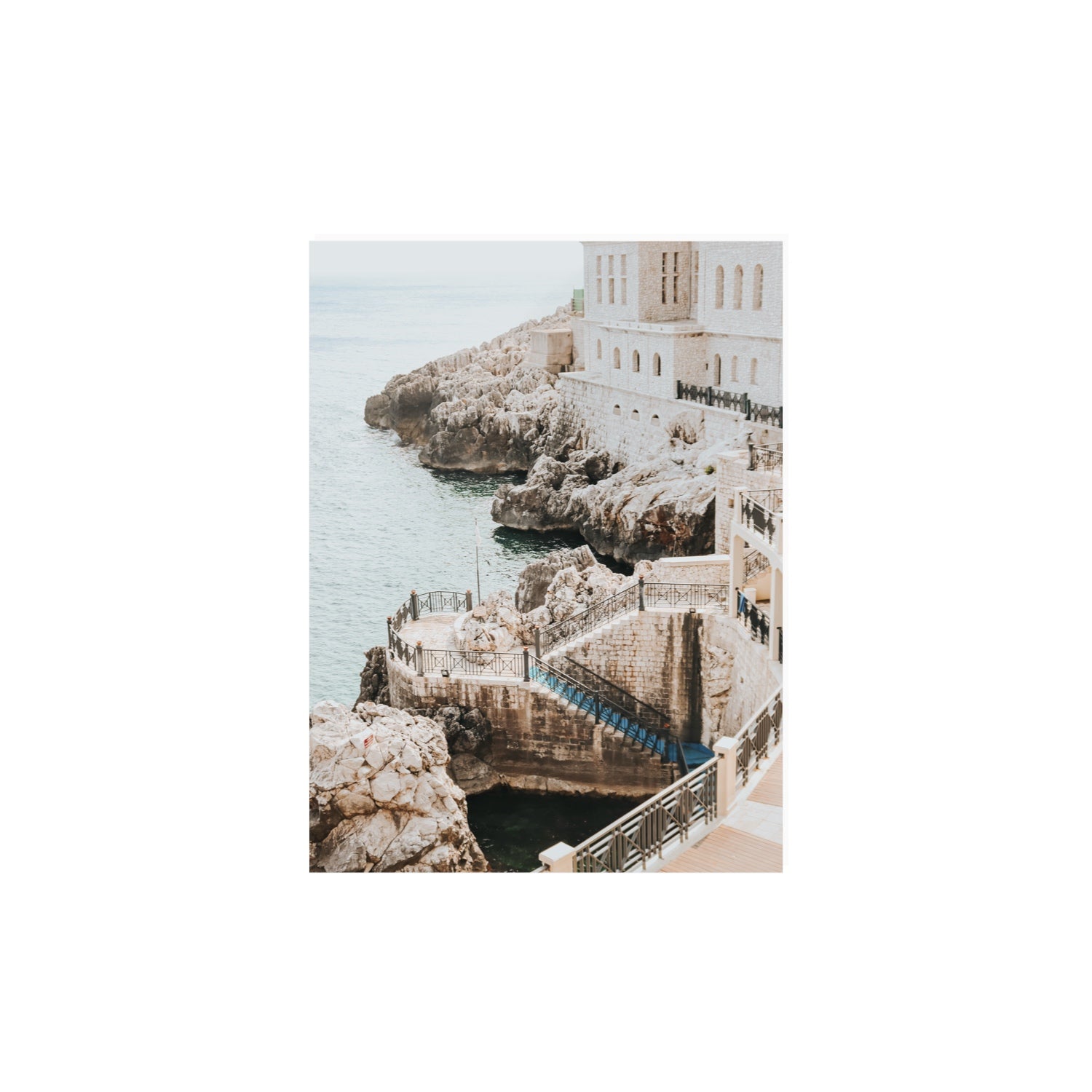 Wellness Centre Puglia coastal wall art 12 x 16 in unframed fine art print