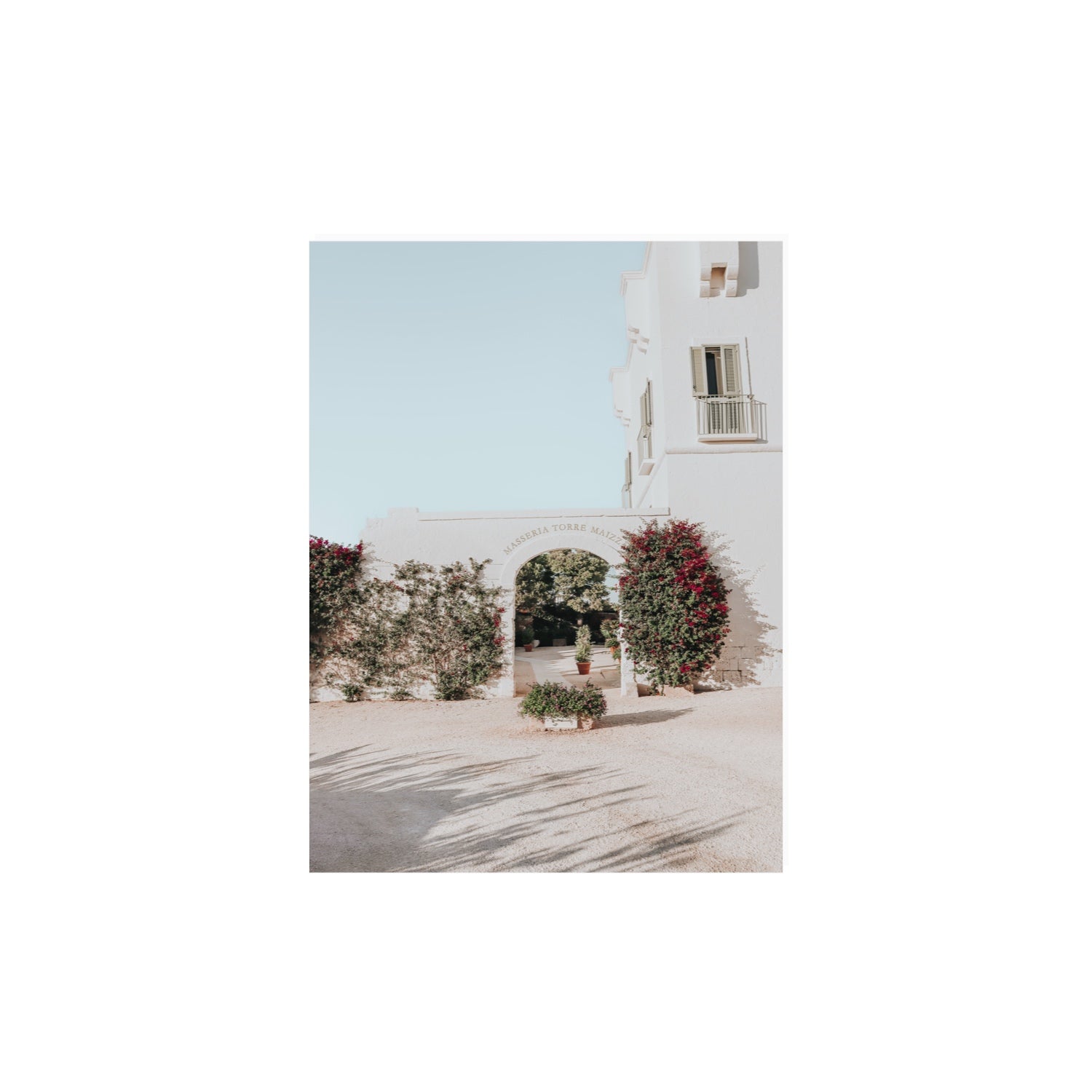 Villa Retreat Puglia Italian wall art 12 x 16 in unframed fine art print
