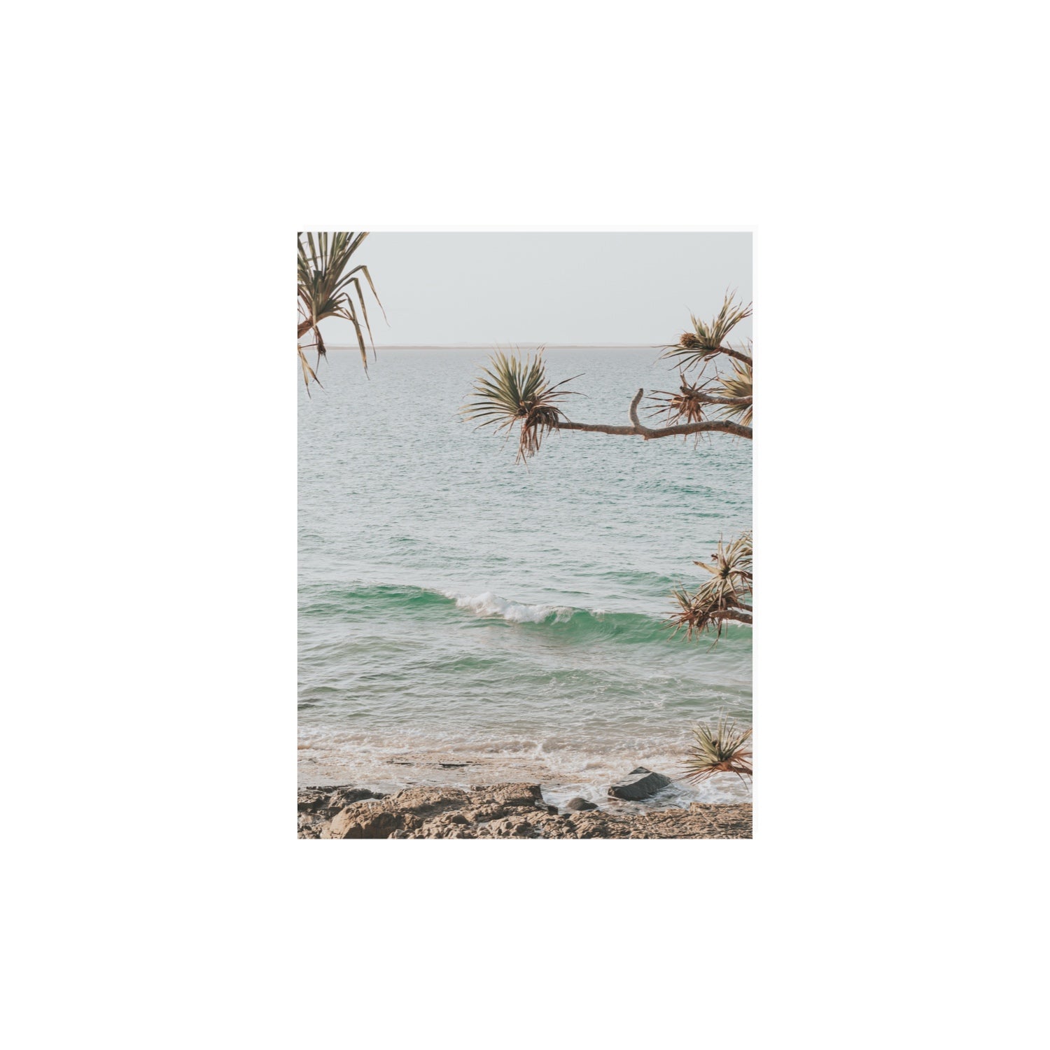 Good Vibrations fine art print, Noosa, Australia, coastal scenes artwork, 12 x 16 in, Unframed, Fine Art Print
