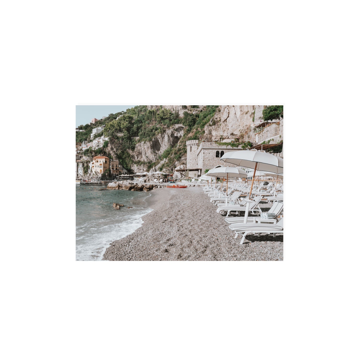Borgo Santandrea fine art print, Amalfi, Italy, 12 x 16 in, Unframed, Fine Art Print
