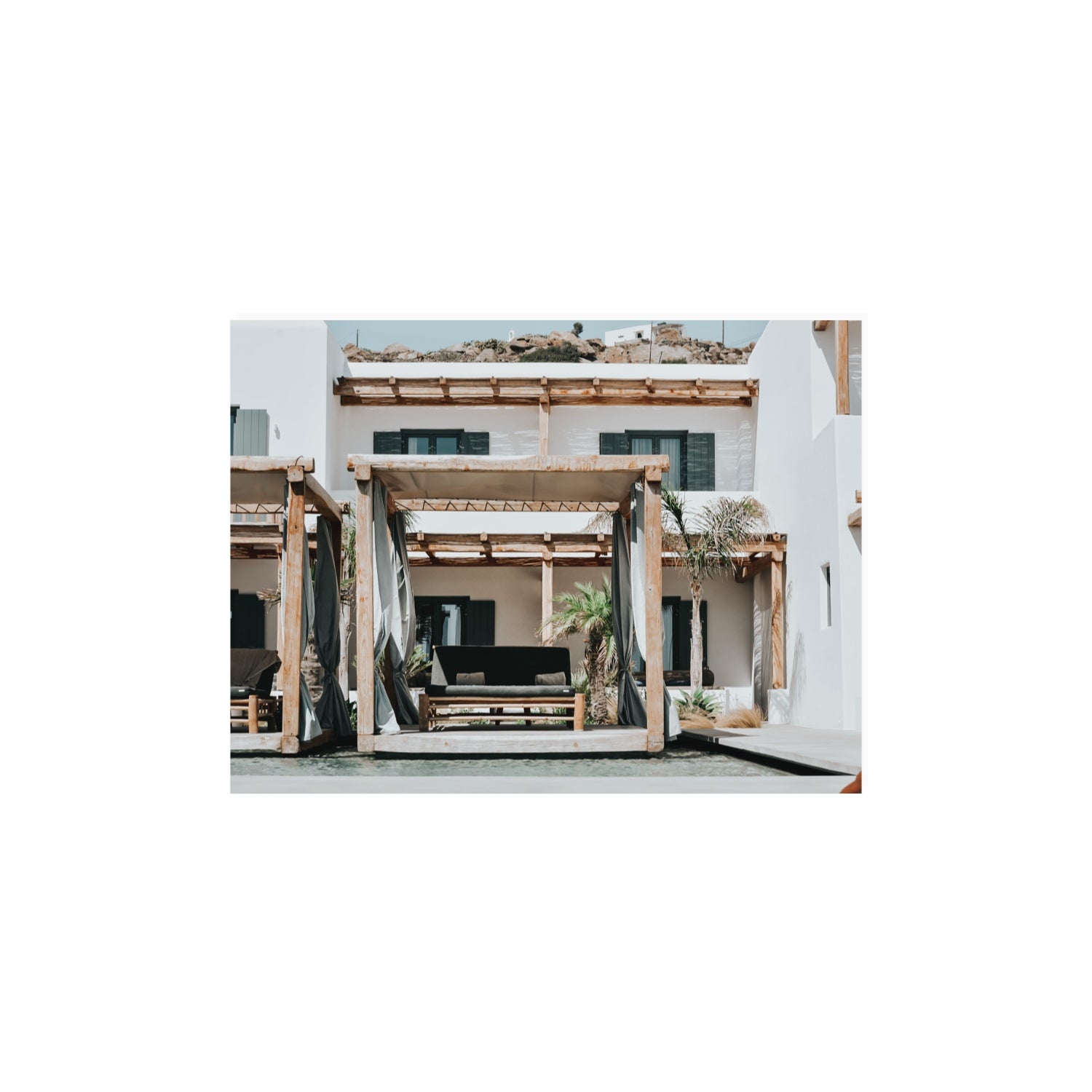 Dream Villa fine art print, Mykonos, Greece, 12 x 16 in, Unframed, Fine Art Print