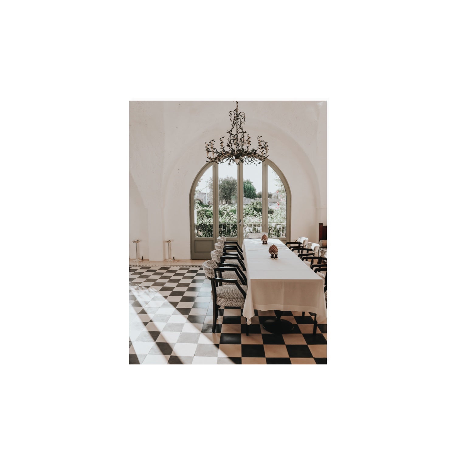 Sunbeam Feast Puglia Wall Italian fine art print 12 x 16 in unframed fine art print