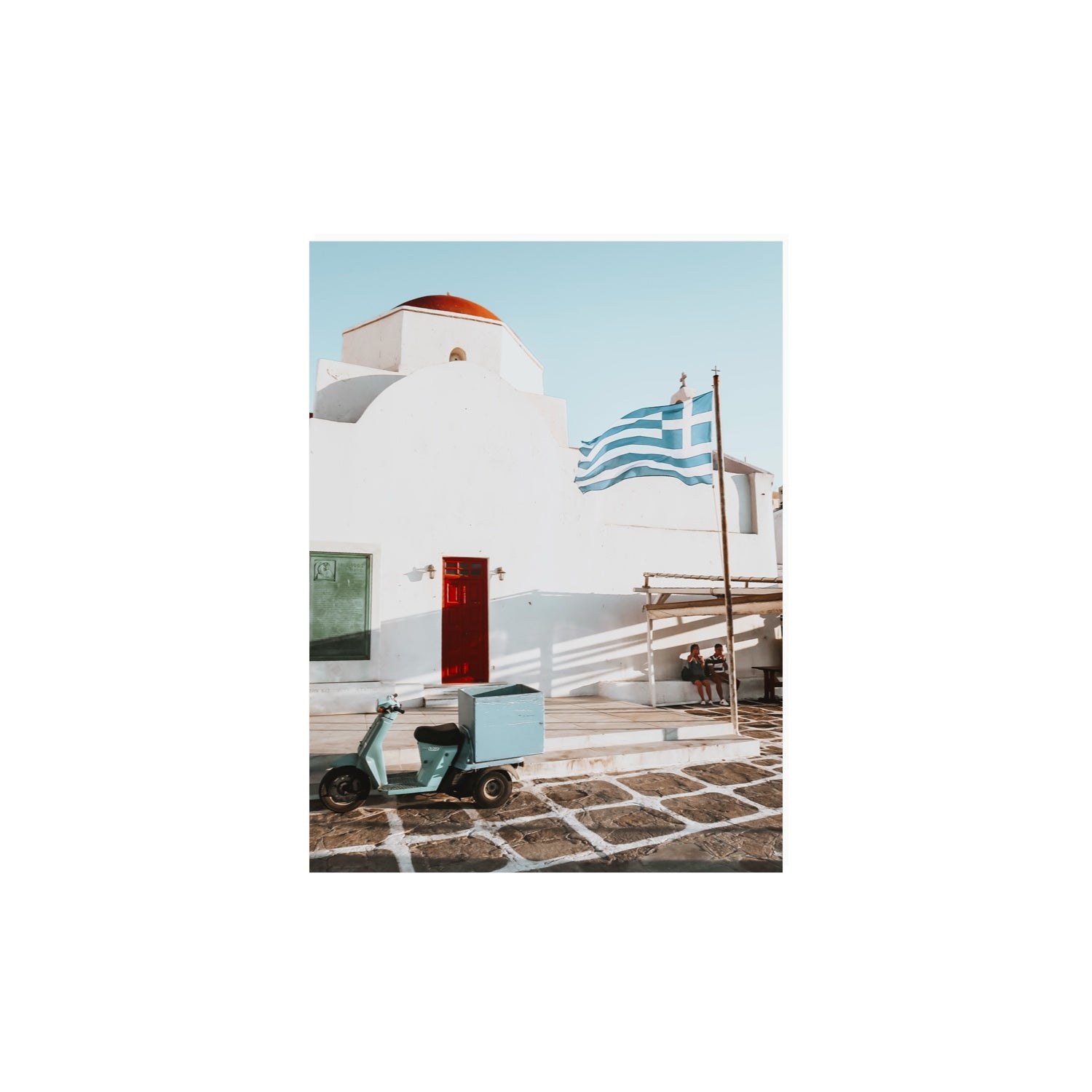 Mykonos Postcard fine art print, Mykonos, Greece, 12 x 16 in, Unframed, Fine Art Print