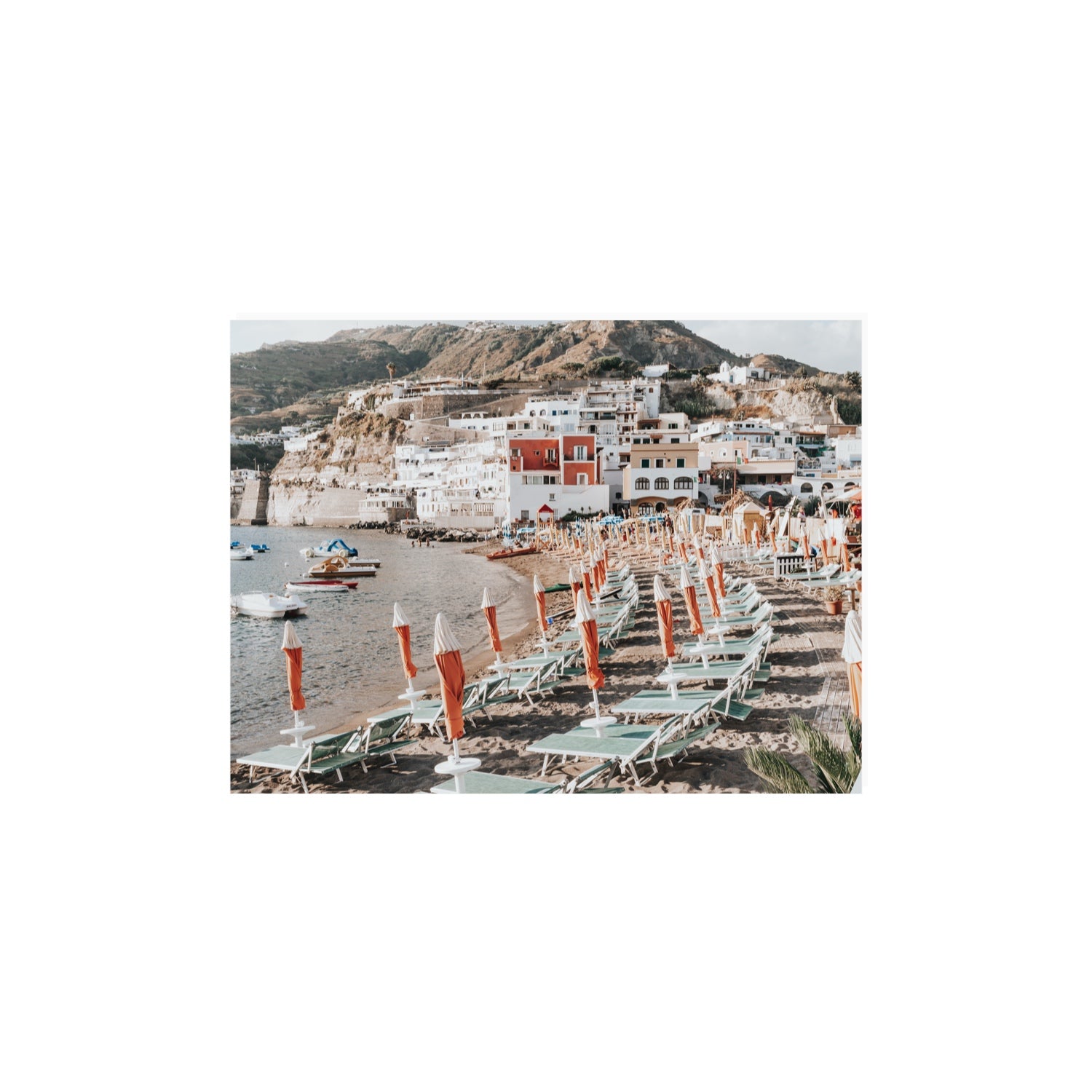 Sole Estivo Ischia Italian coastal wall art 12 x 16 in unframed fine art print