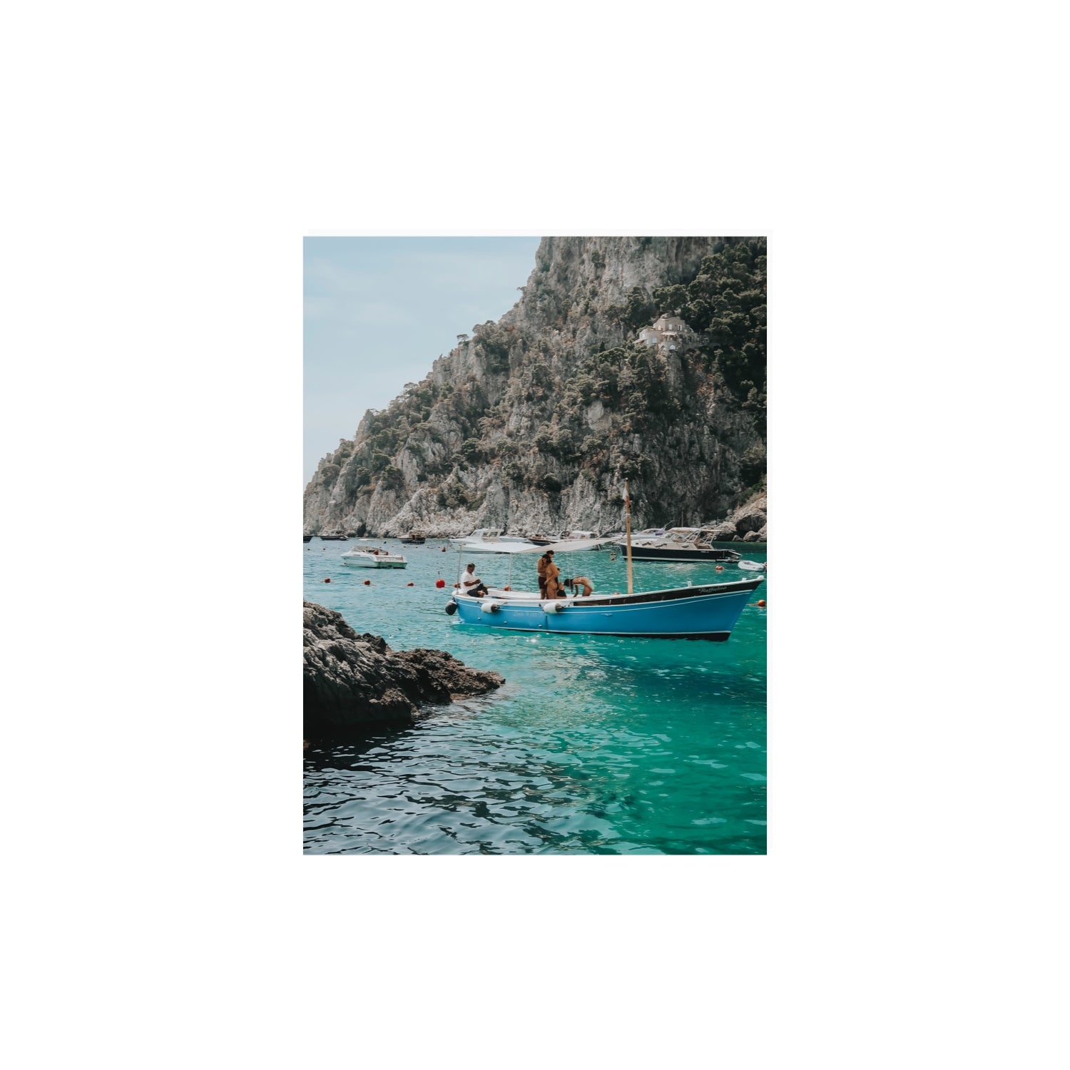 Emerald Escape fine art print, Capri, Italy, 12 x 16 in, Unframed, Fine Art Print