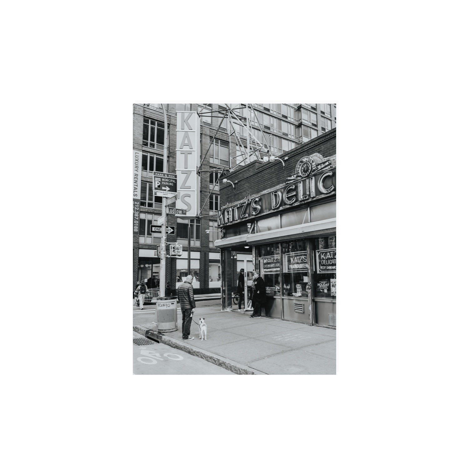 Graphite Gotham New York NYC Black & White wall art 12 x 16 in unframed fine art print
